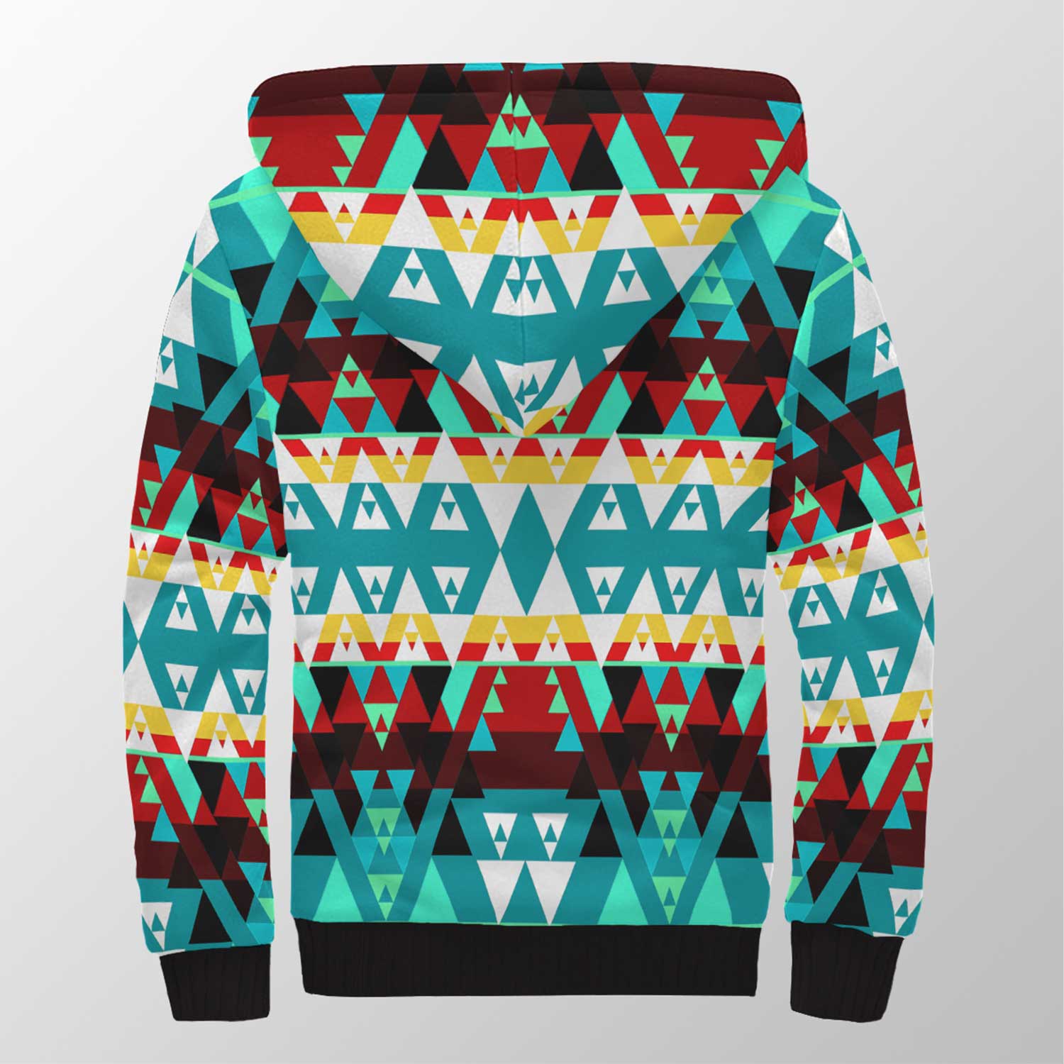 Writing on Stone Wheel Sherpa Hoodie 49 Dzine