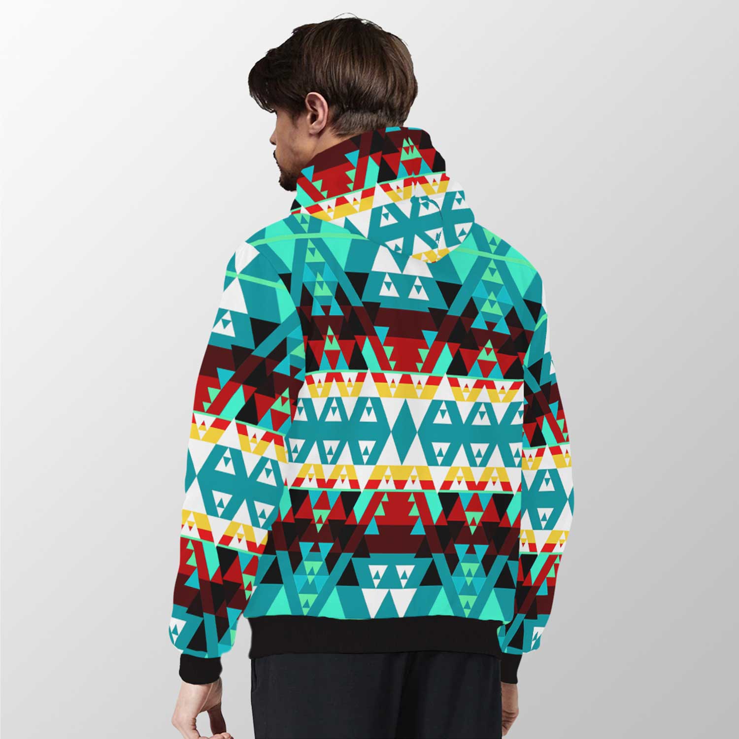 Writing on Stone Wheel Sherpa Hoodie 49 Dzine