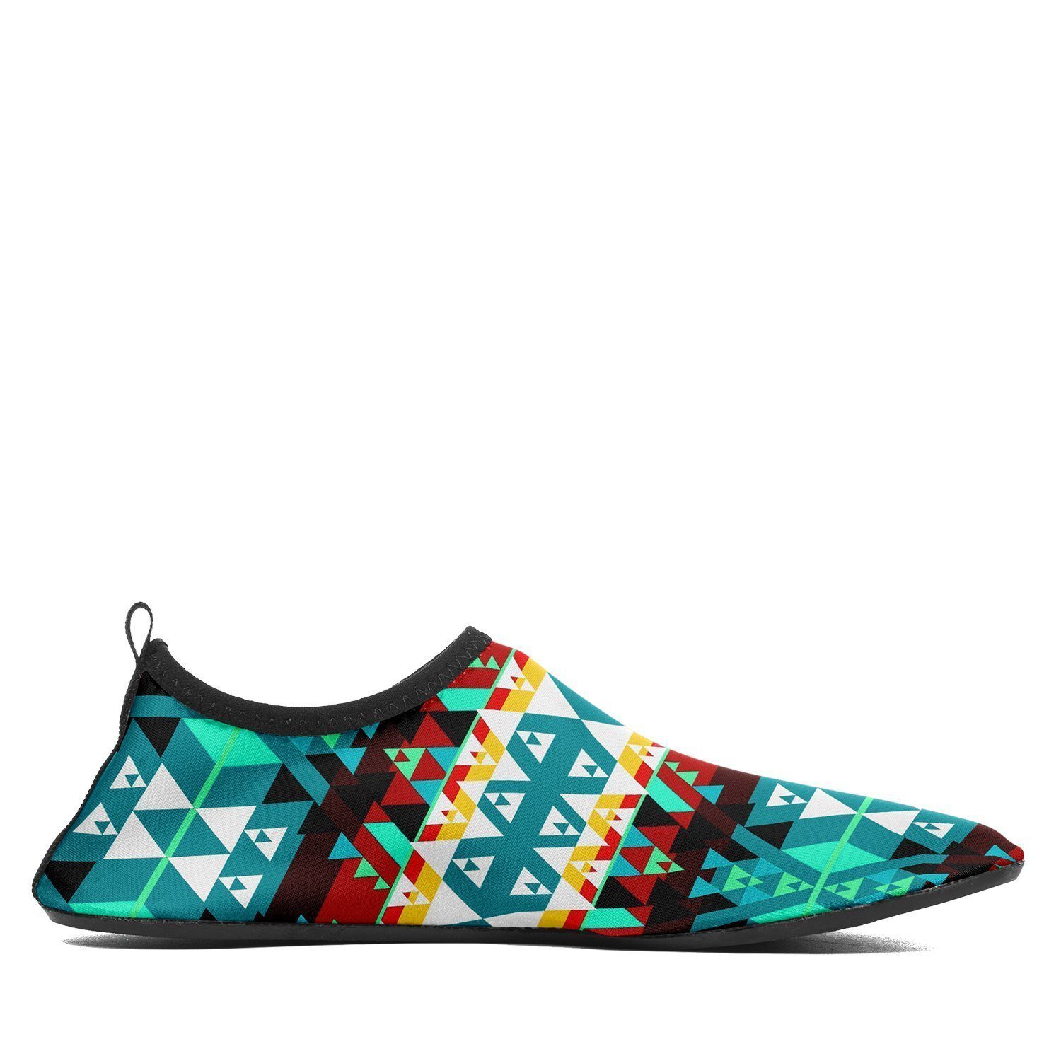 Writing on Stone Wheel Sockamoccs Kid's Slip On Shoes 49 Dzine