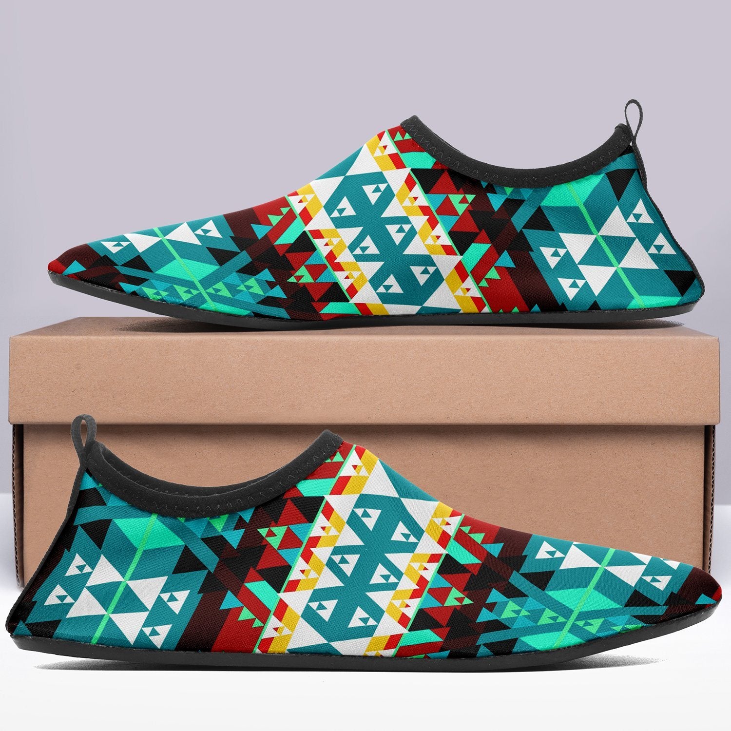 Writing on Stone Wheel Sockamoccs Slip On Shoes 49 Dzine