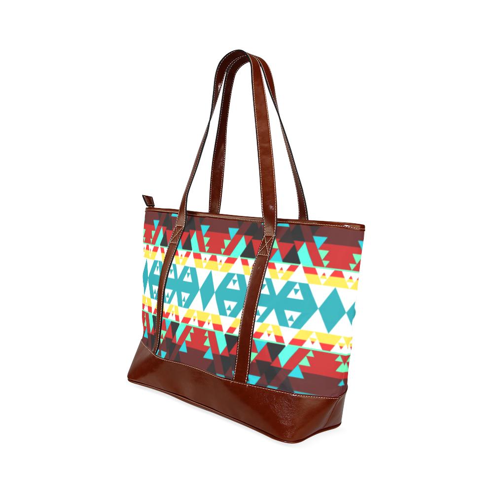 Writing on Stone Wheel Tote Handbag (Model 1642) Tote Handbags (1642) e-joyer