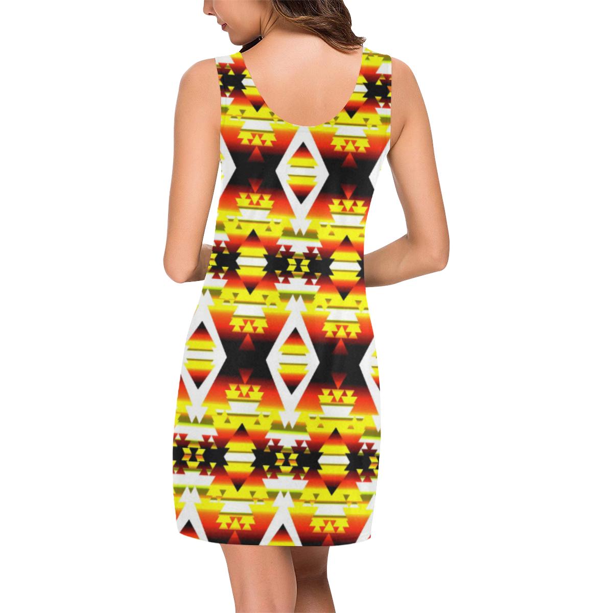 Yellow Winter Camp IkstsÃmiwa Vest Dress (Model D06) Medea Vest Dress (D06) e-joyer