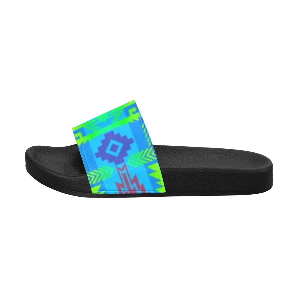 Young Journey Women's Slide Sandals (Model 057) Women's Slide Sandals (057) e-joyer