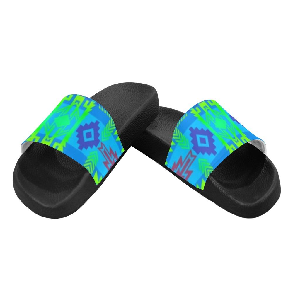 Young Journey Women's Slide Sandals (Model 057) Women's Slide Sandals (057) e-joyer