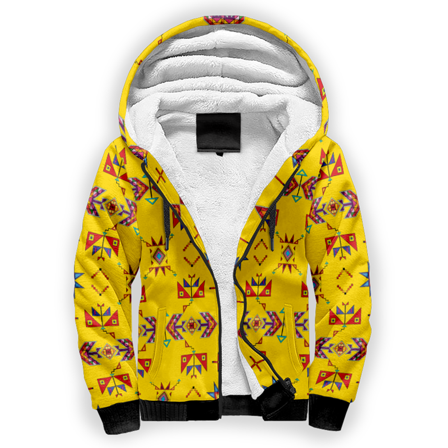 Scattered Generations Maize Sherpa Hoodie