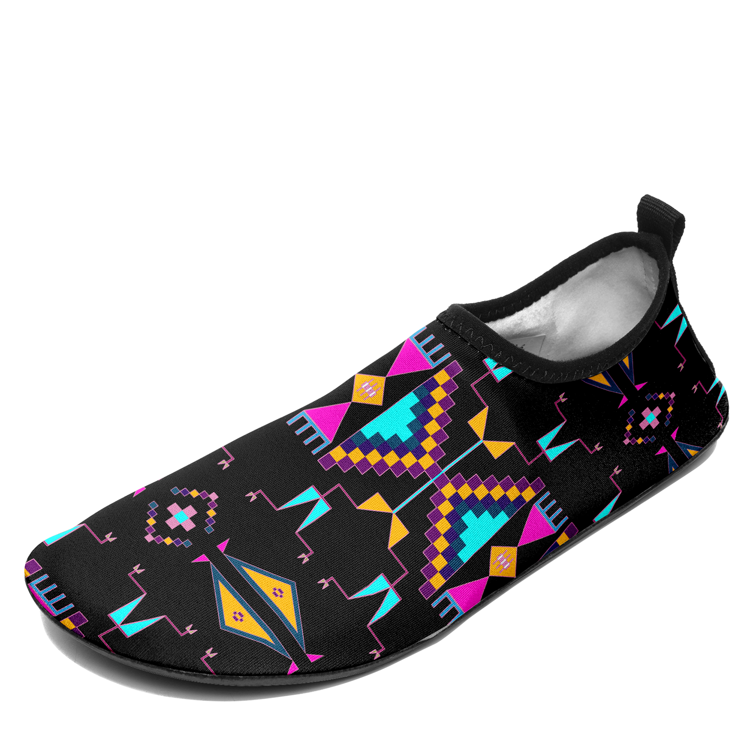 Rite of Passage Black Kid's Sockamoccs Slip On Shoes