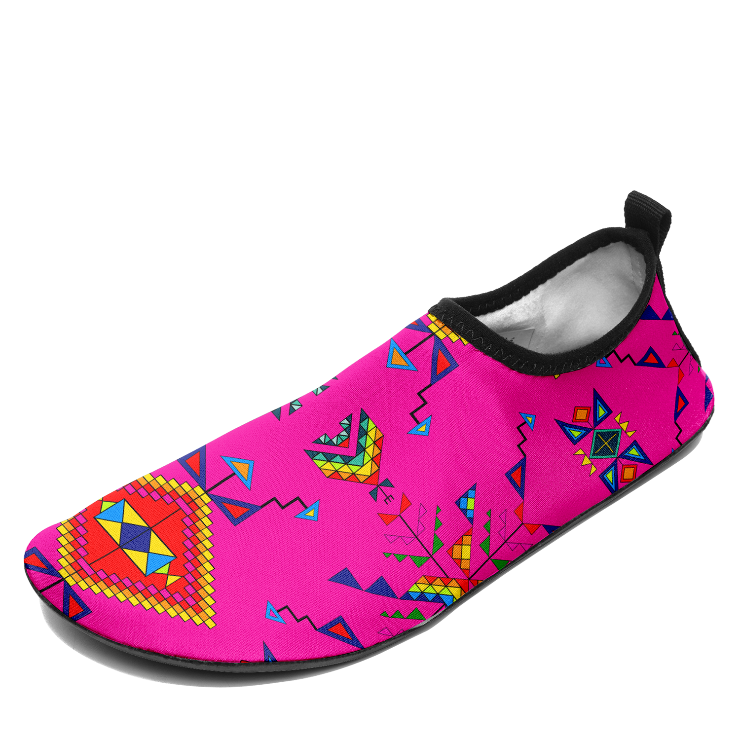 Buffalo Jump Pink Kid's Sockamoccs Slip On Shoes