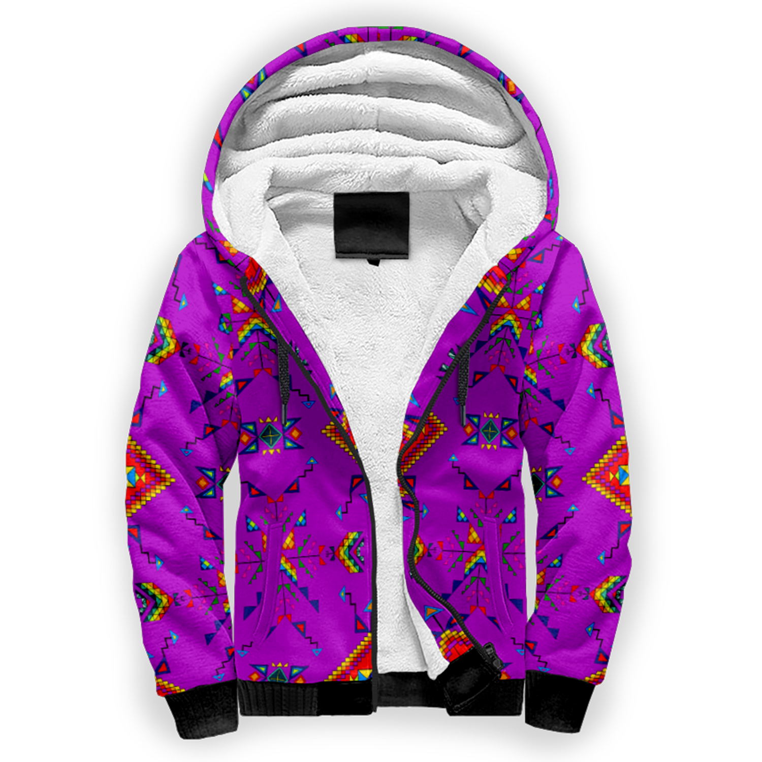 Buffalo Jump Purple Sherpa Hoodie