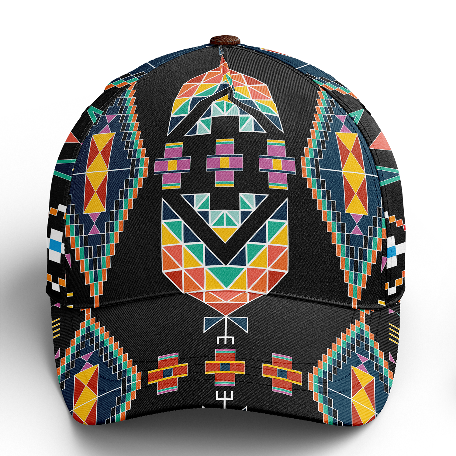 Travois Tipi Black Snapback Hat