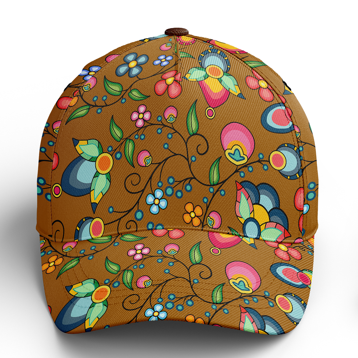 Floral Bounty Fall Leaves Snapback Hat