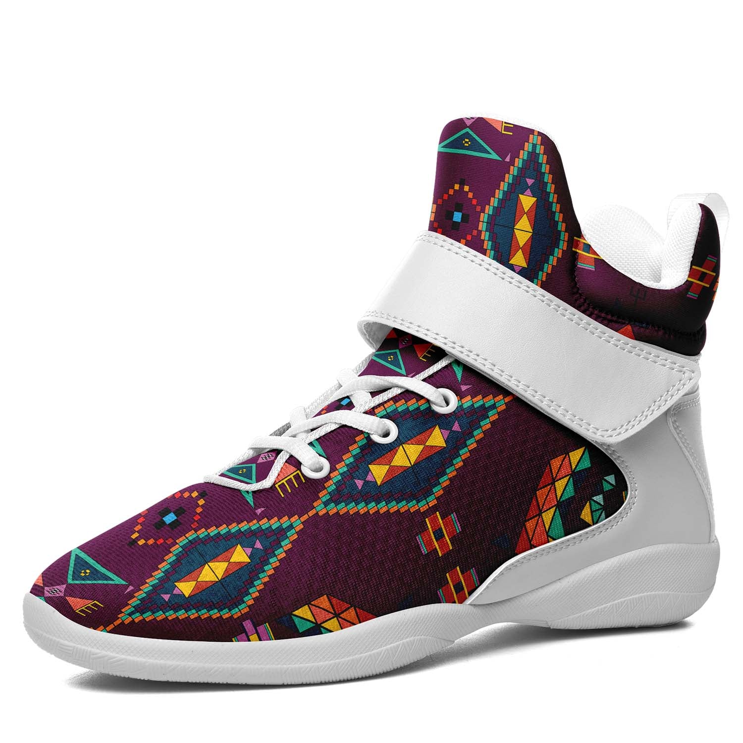 Travois Tipi Berry Ipottaa Basketball / Sport High Top Shoes - White Sole