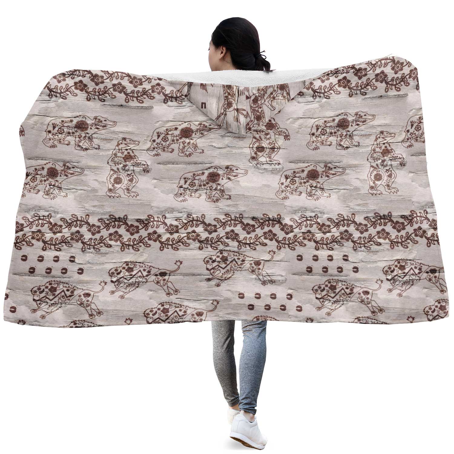 Sacred Run Hooded Blanket