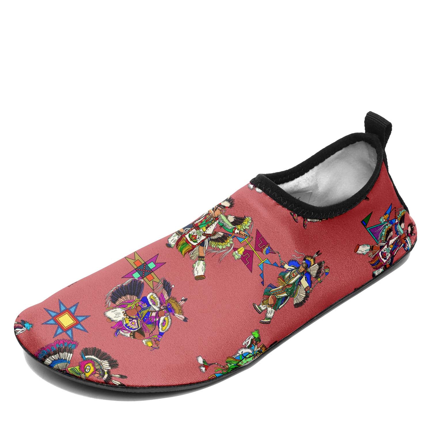 Men's Fancy Dancers Terra Cotta Sockamoccs