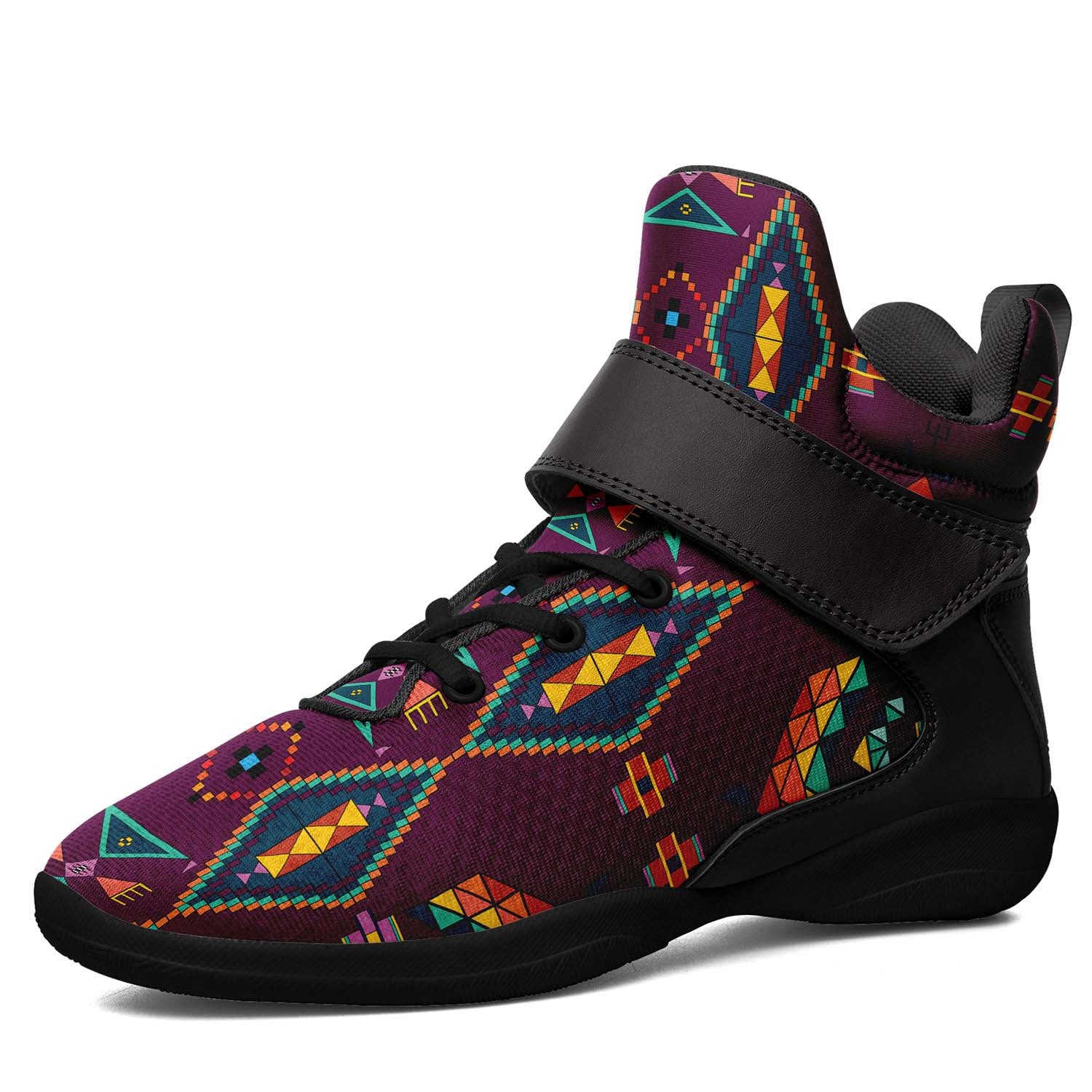 Travois Tipi Berry Ipottaa Basketball / Sport High Top Shoes - Black Sole