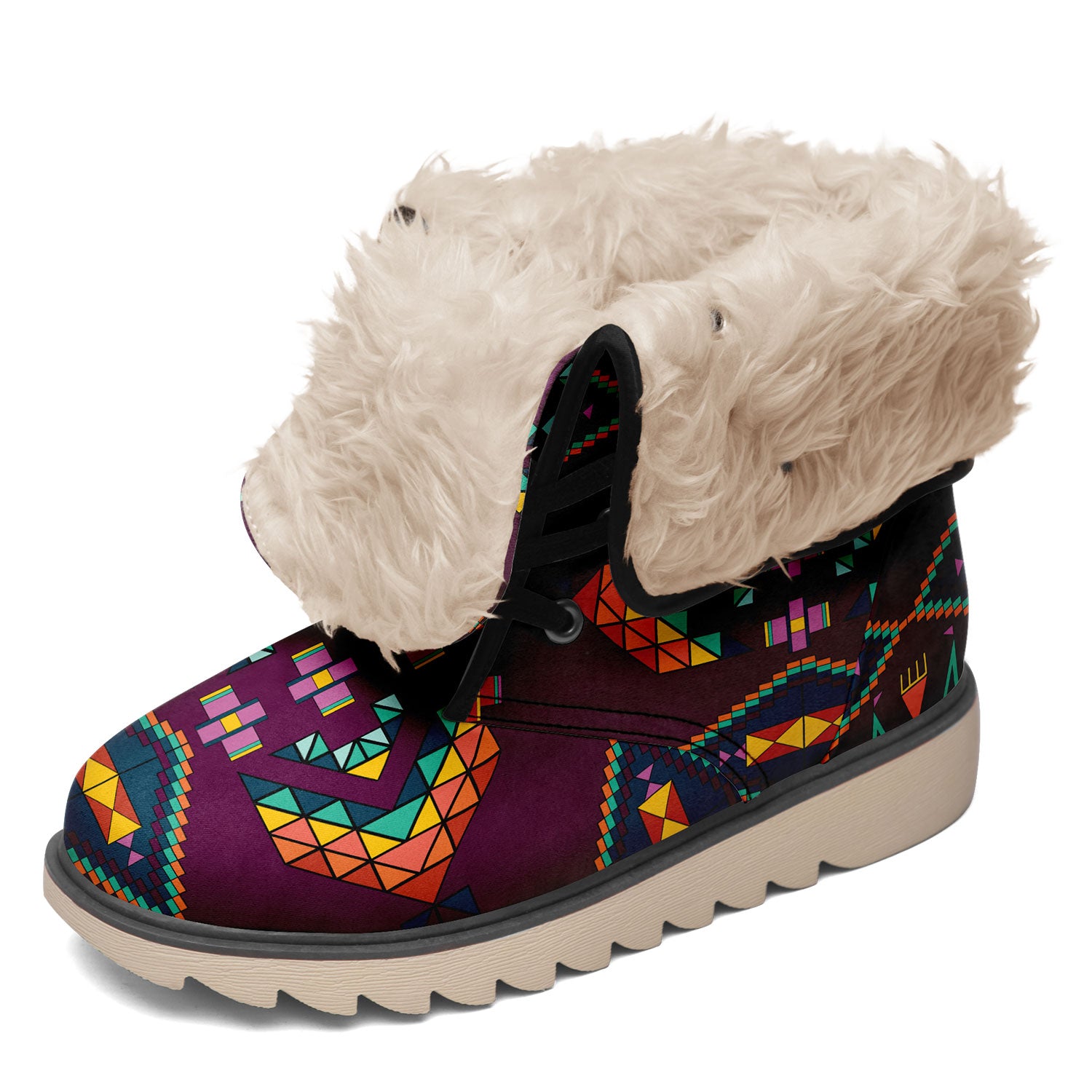 Travois Tipi Berry Polar Winter Boots