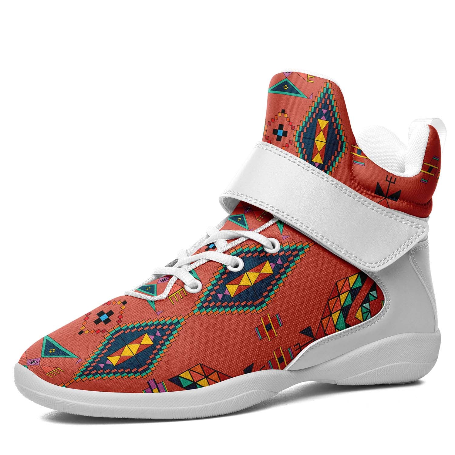Travois Tipi Canyon Earth Ipottaa Basketball / Sport High Top Shoes - White Sole