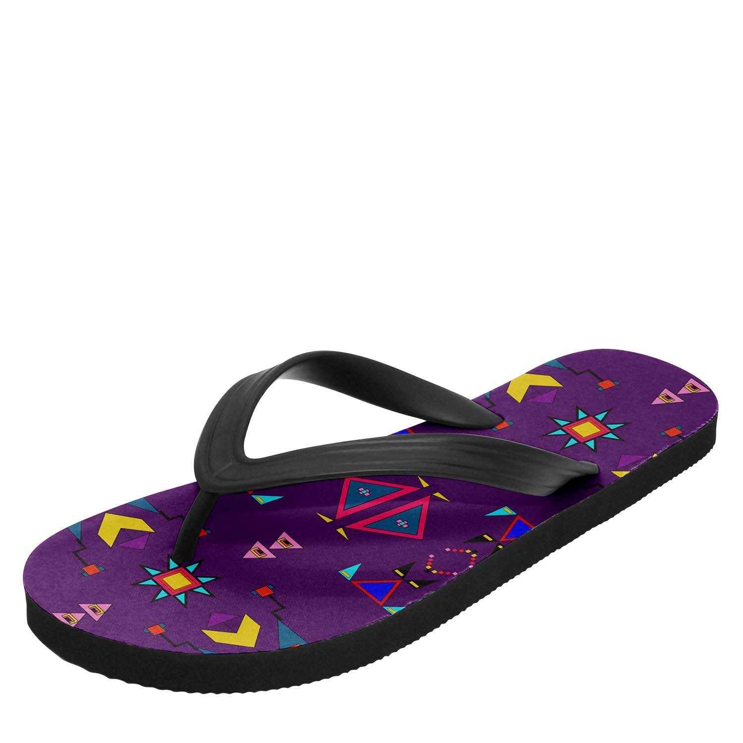 Enemy Territory Berry Flip Flops