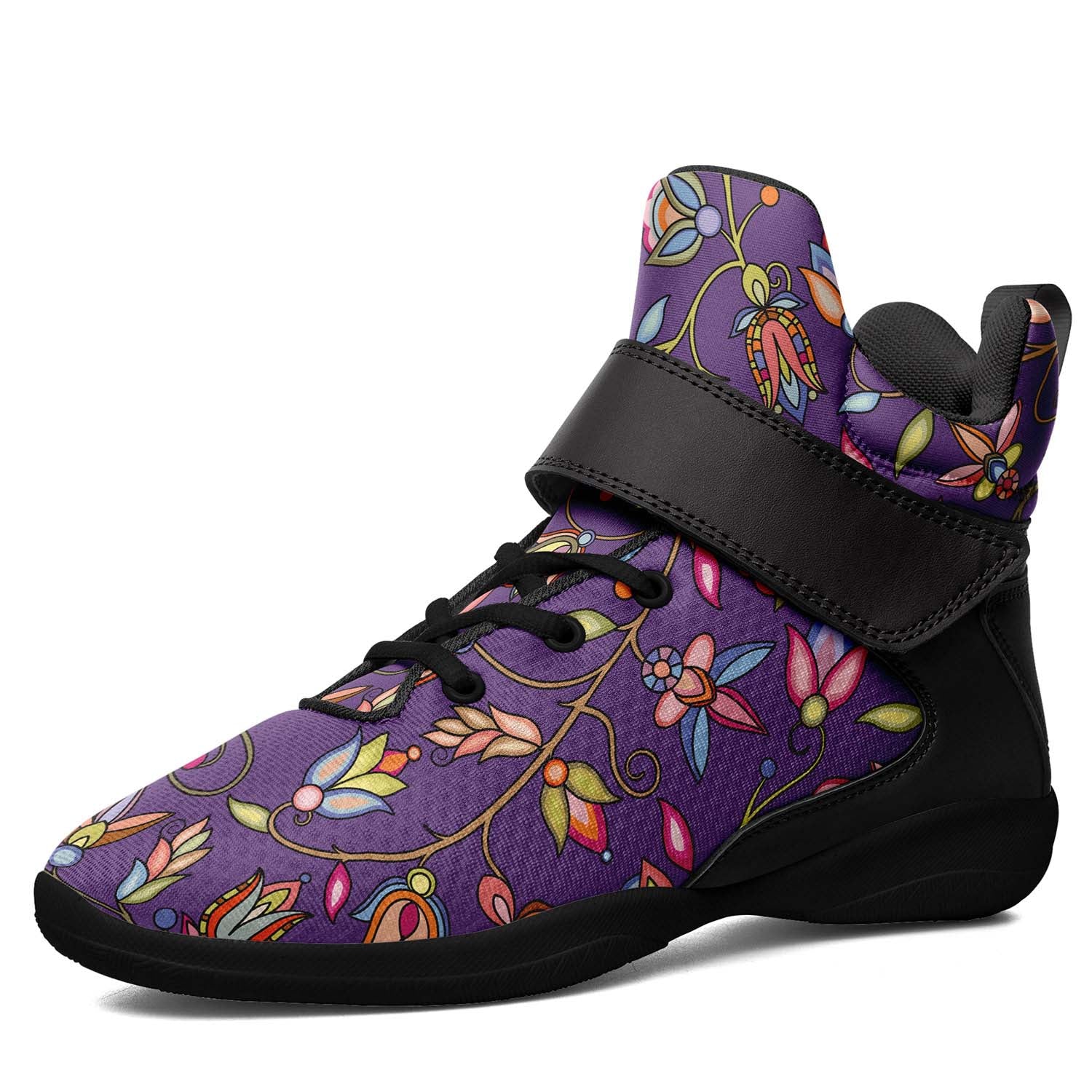 Buffalo Bloom Nightcloud Ipottaa Basketball / Sport High Top Shoes - Black Sole
