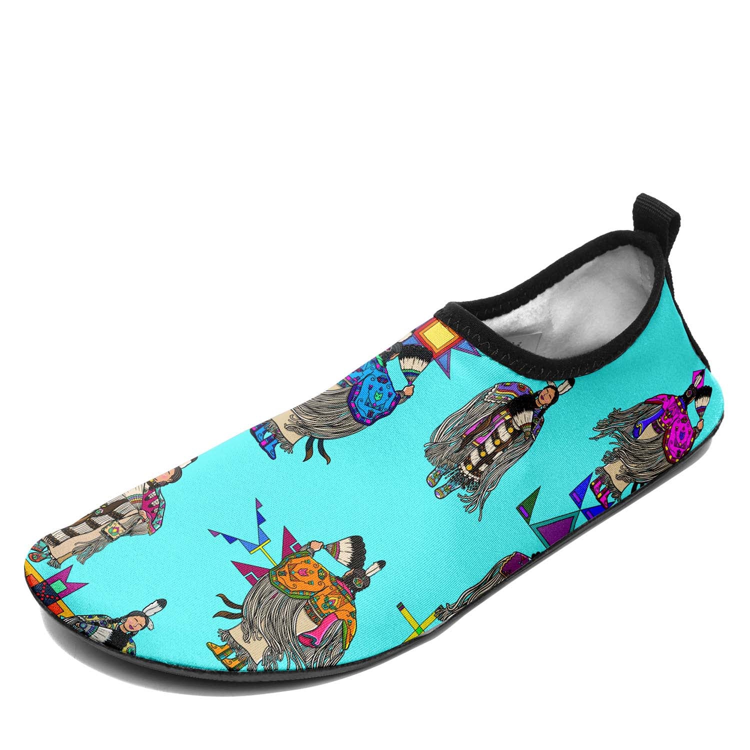 Women's Tradish Dancers Turquoise Sockamoccs