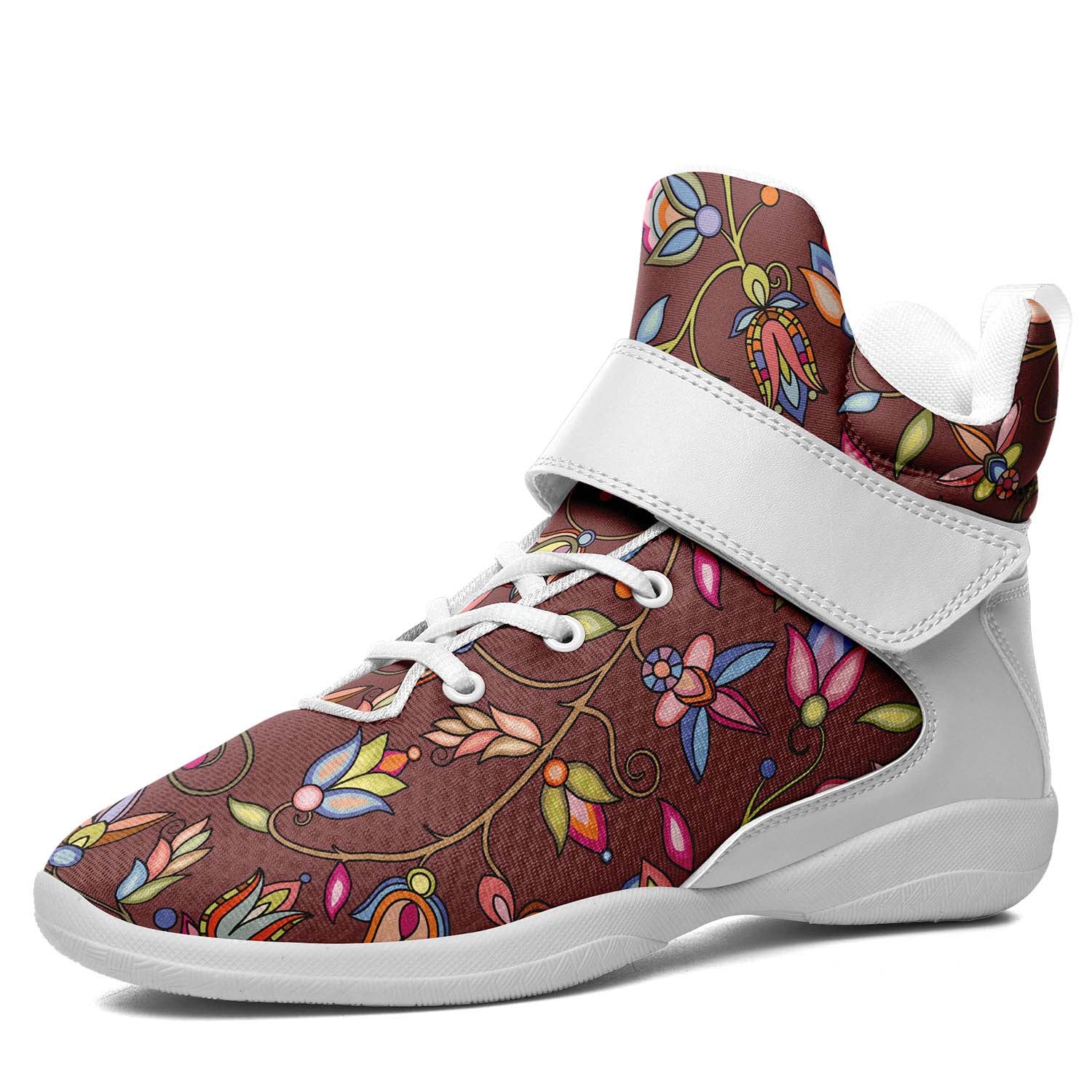Buffalo Bloom Clay Ipottaa Basketball / Sport High Top Shoes - White Sole