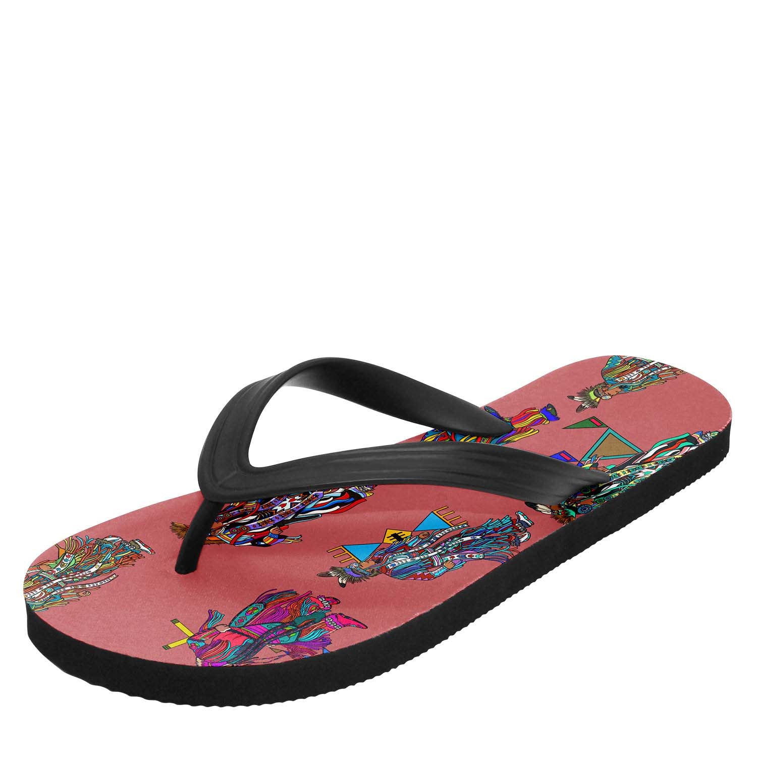 Men's Grass Dancers Terra Cotta Flip Flops