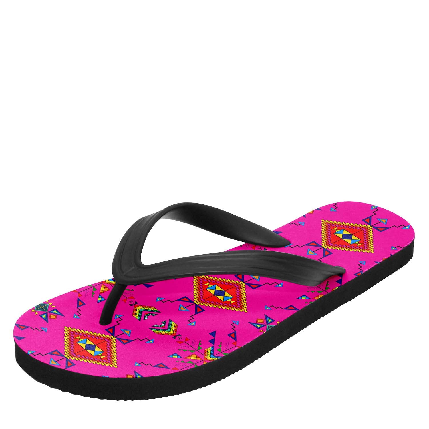 Buffalo Jump Pink Flip Flops