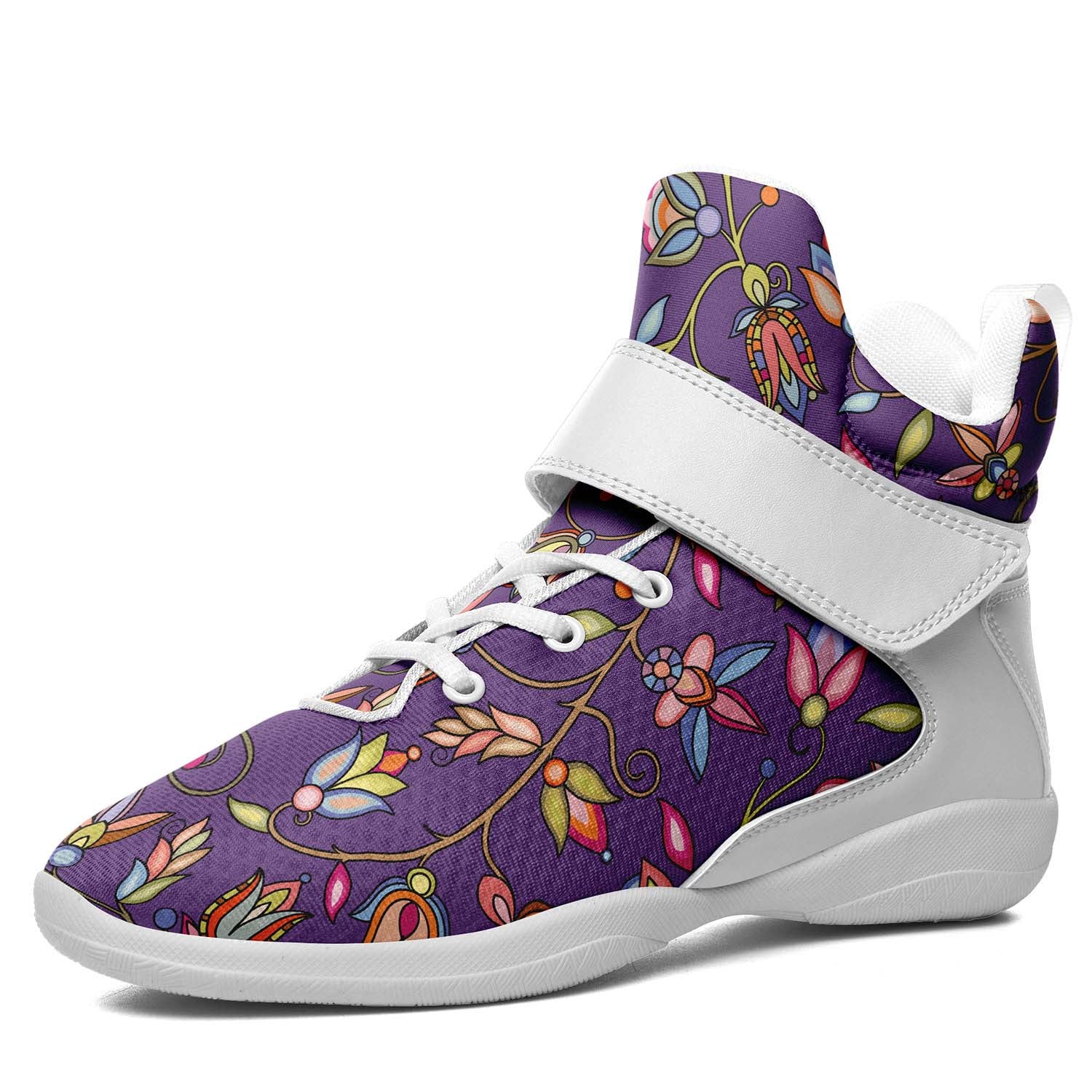 Buffalo Bloom Nightcloud Ipottaa Basketball / Sport High Top Shoes - White Sole