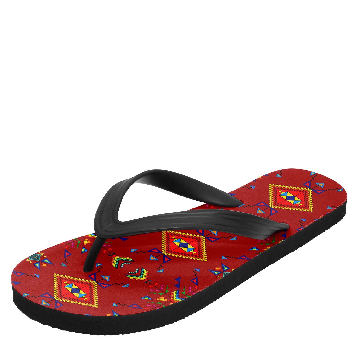 Buffalo Jump Red Flip Flops