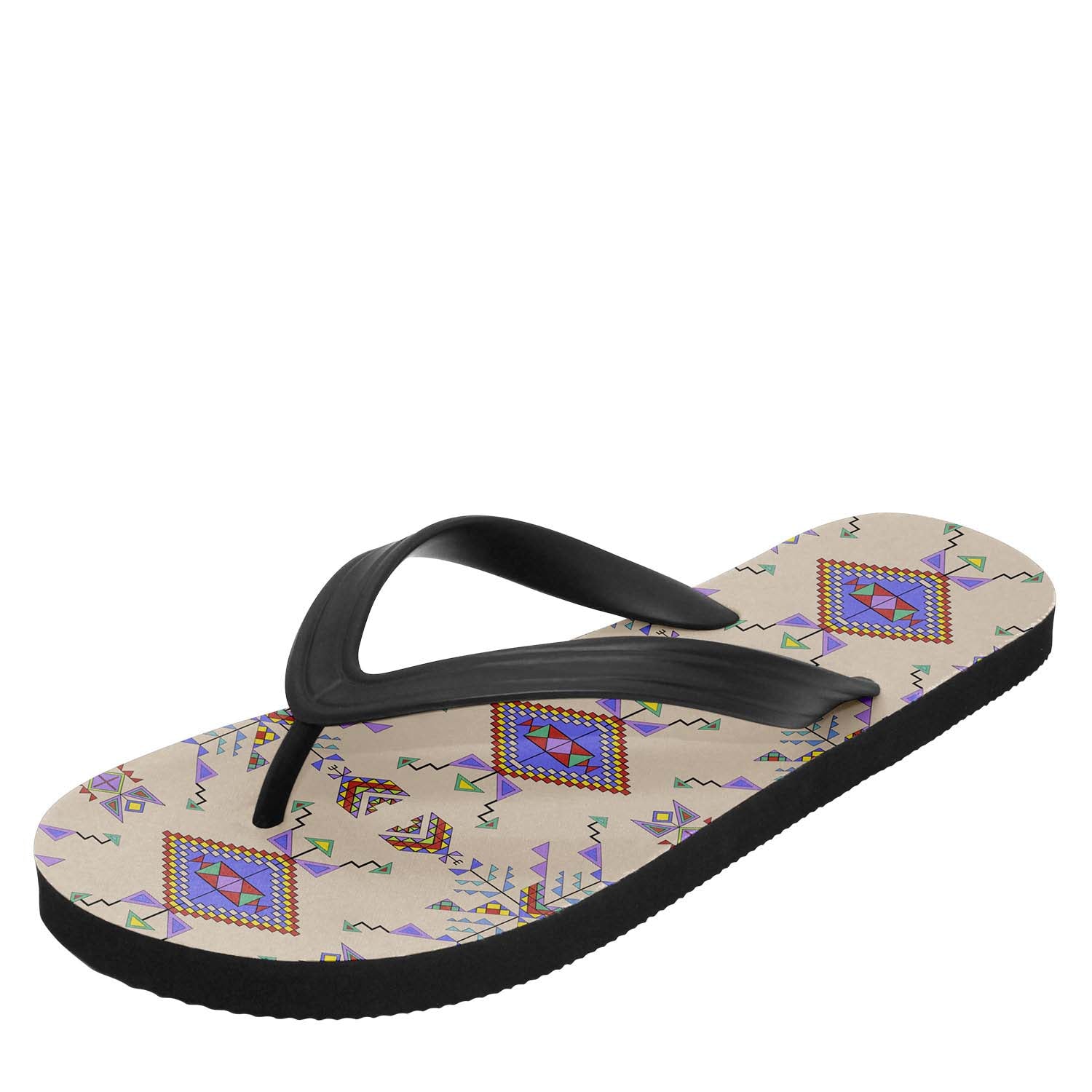 Buffalo Jump Hide Flip Flops