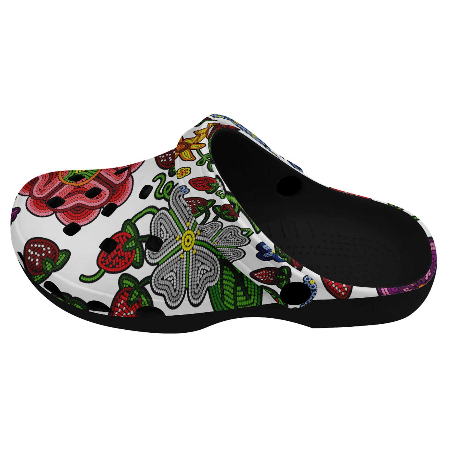 Berry Pop White Muddies Unisex Clog Shoes