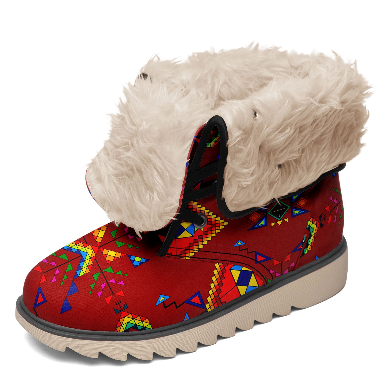 Buffalo Jump Red Polar Winter Boots