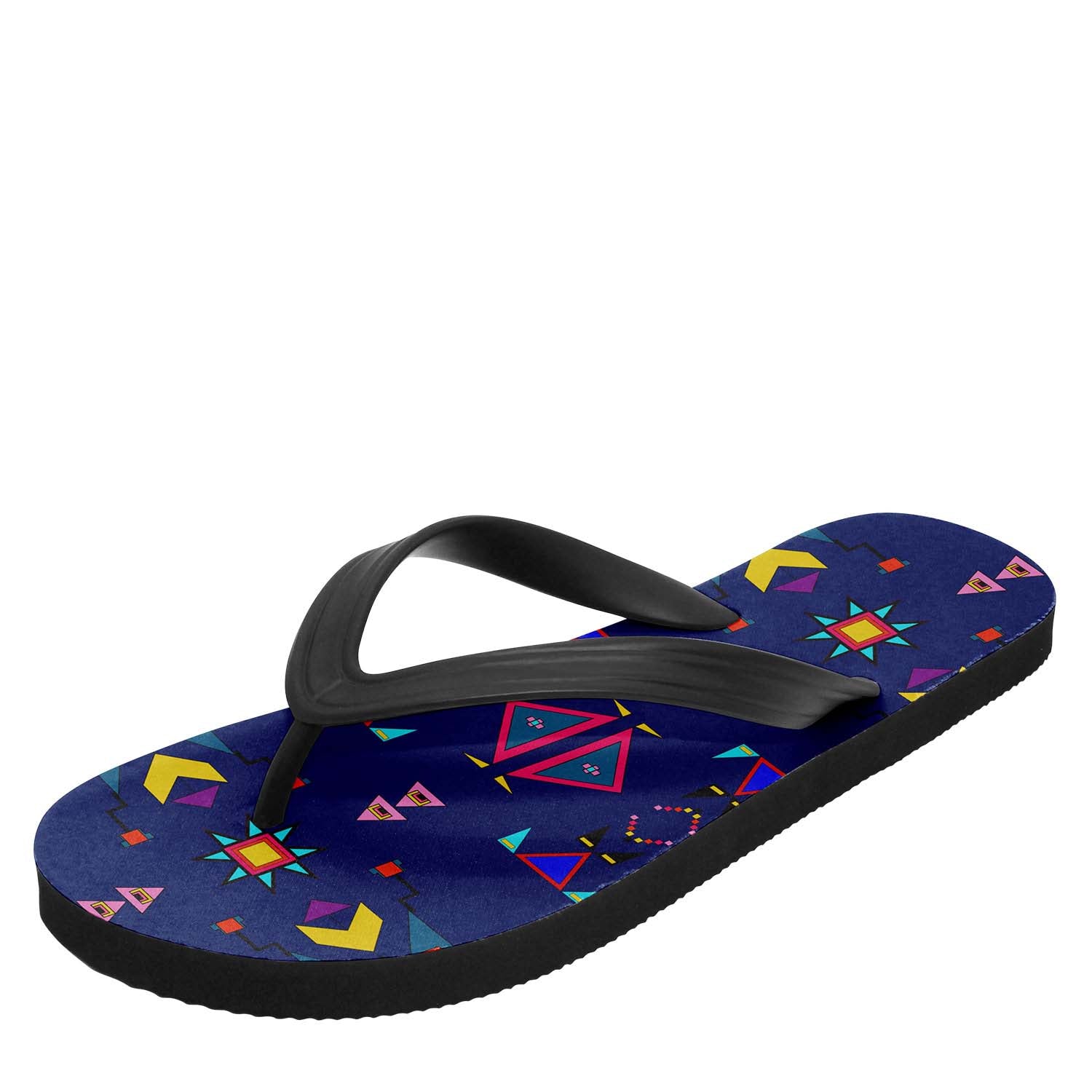 Enemy Territory Dark Navy Flip Flops