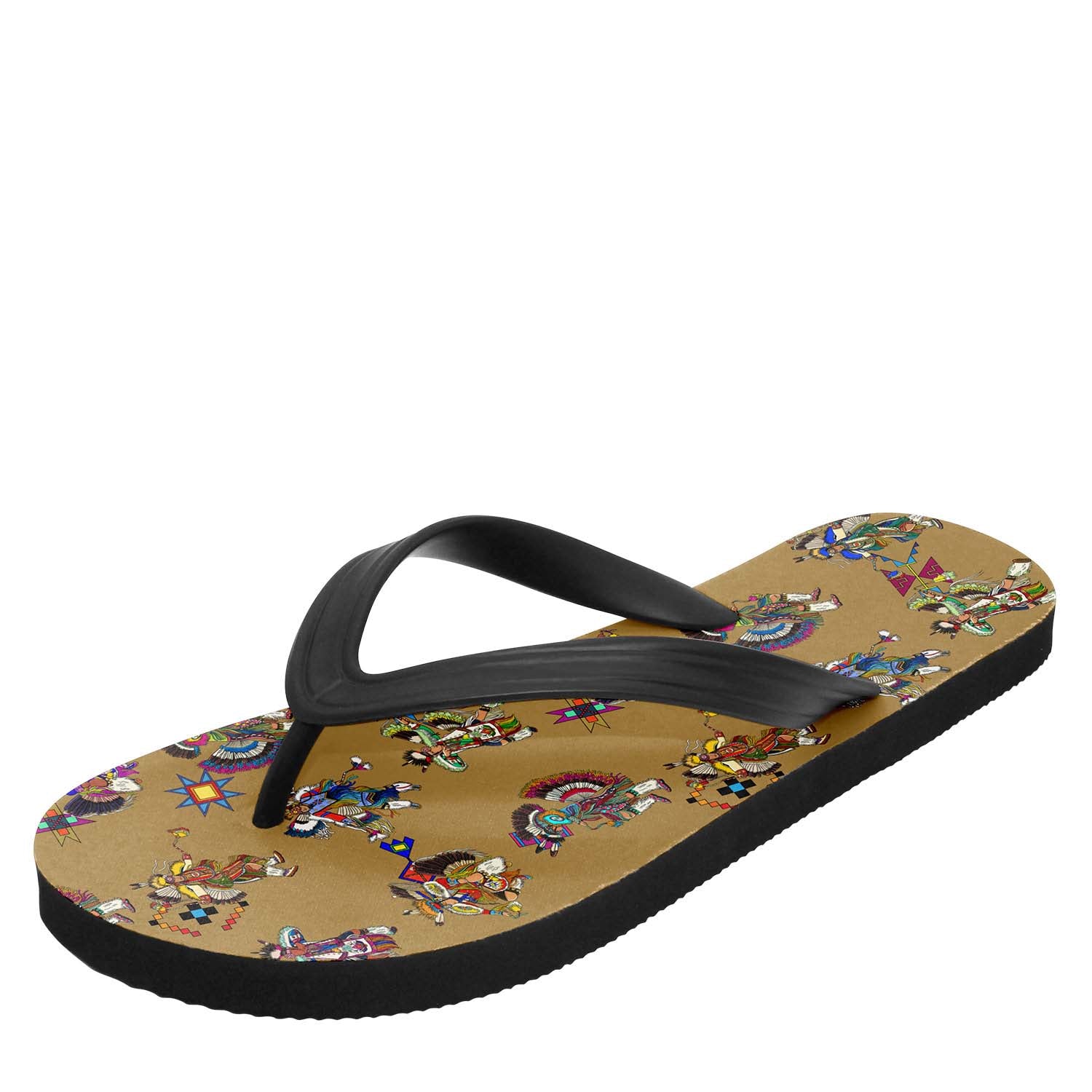 Men's Fancy Dancer Earth Flip Flops