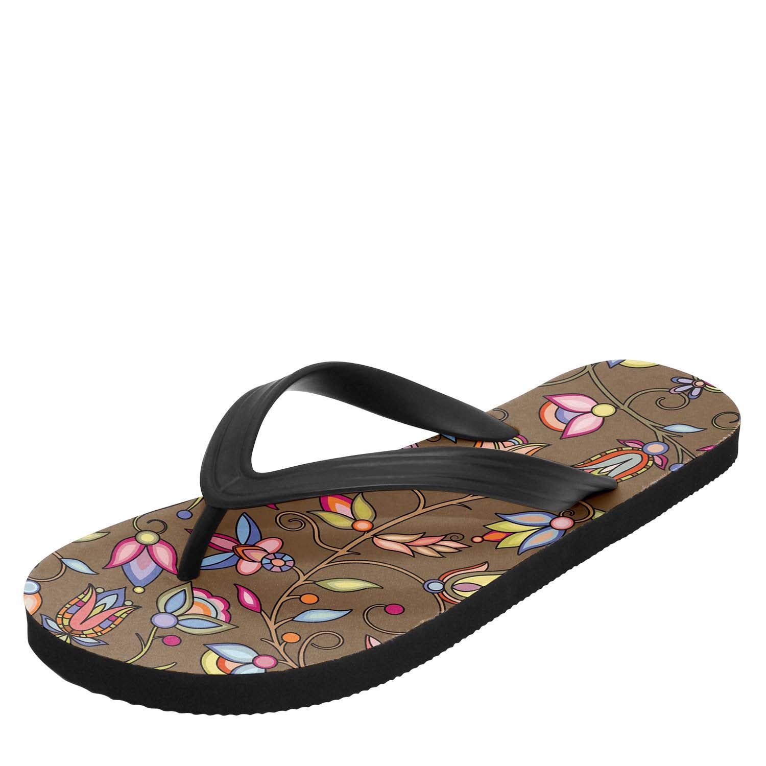 Buffalo Bloom Earth Song Flip Flops