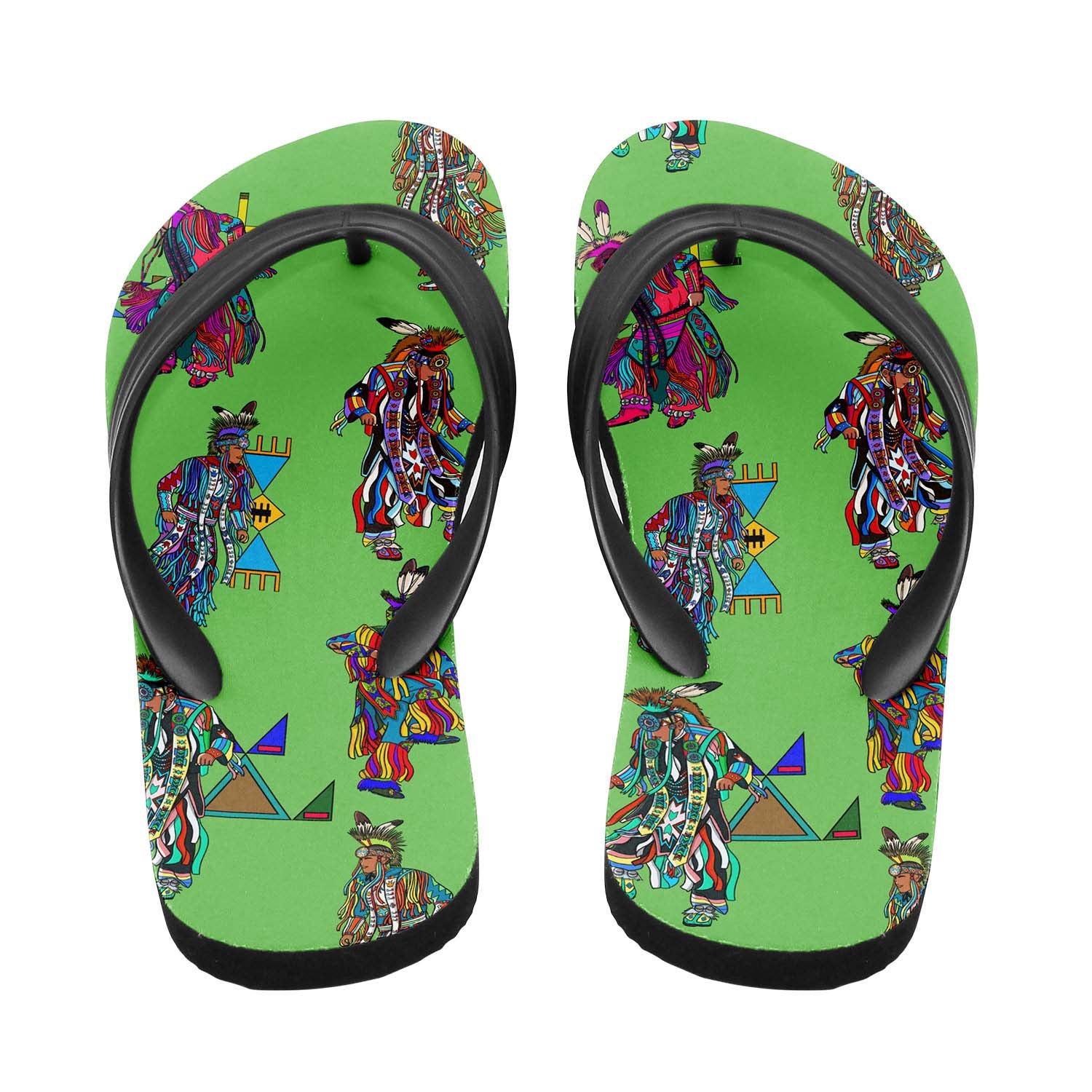 Men's Grass Dancers Flip Flops