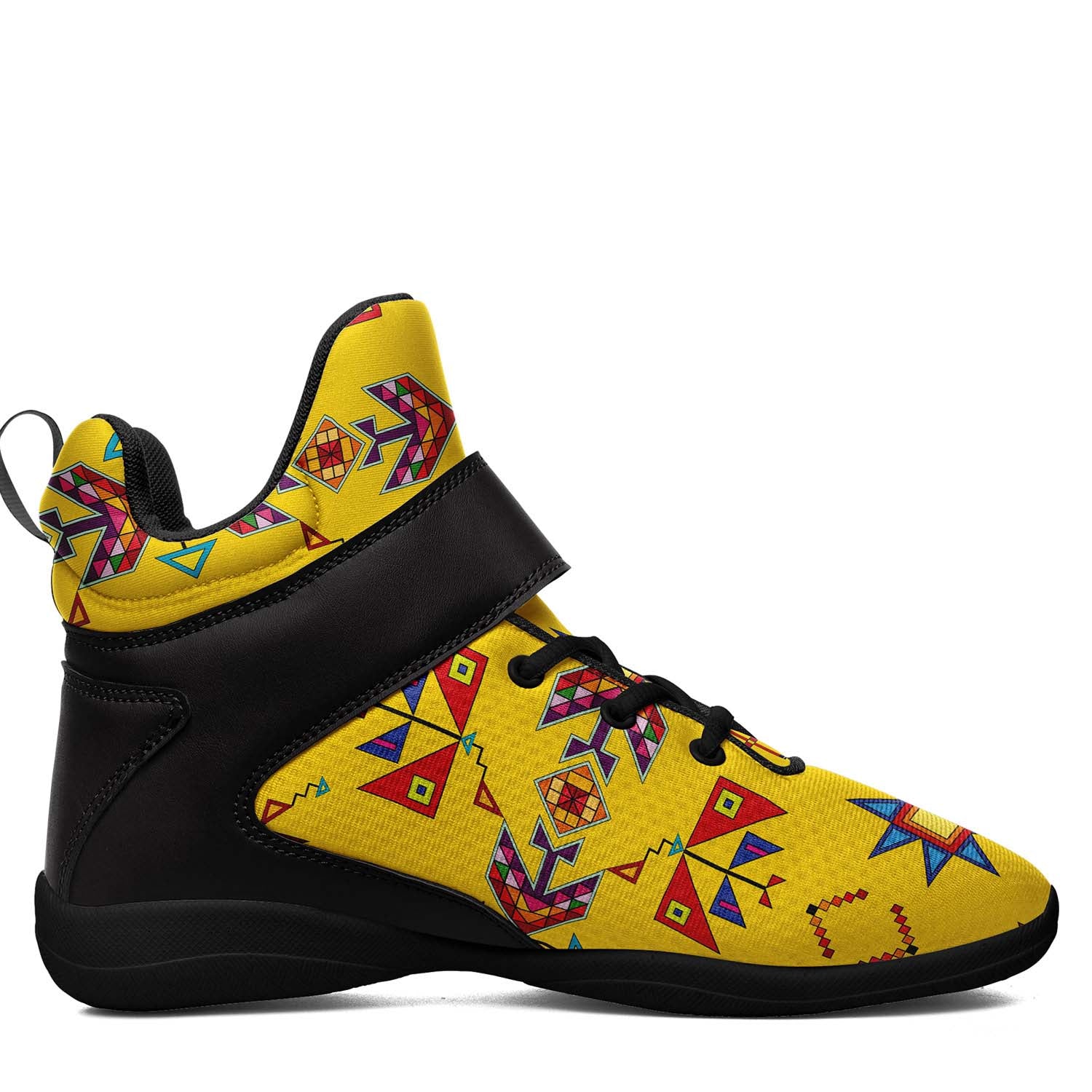Scattered Generations Maize Ipottaa Basketball / Sport High Top Shoes - Black Sole