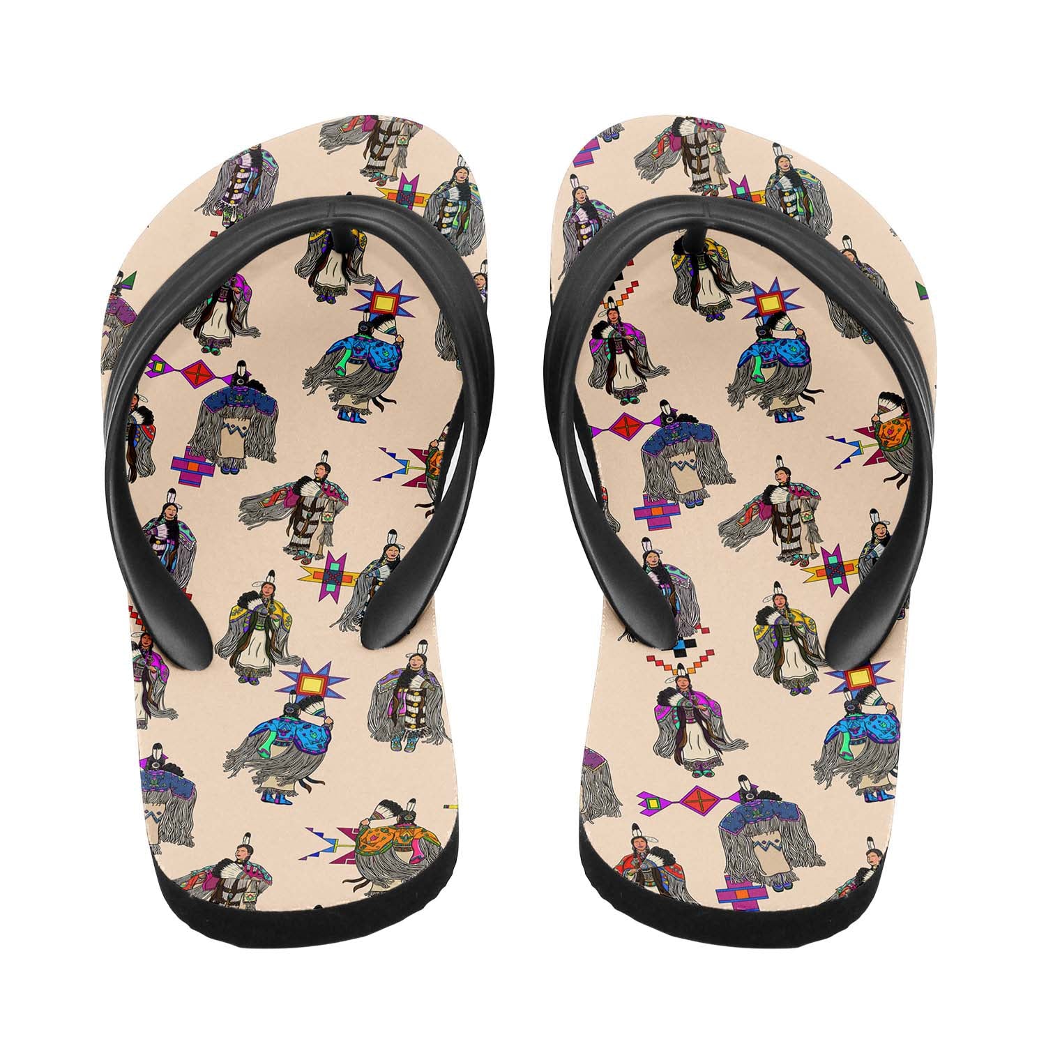 Women's Tradish Dancers Muslin Flip Flops