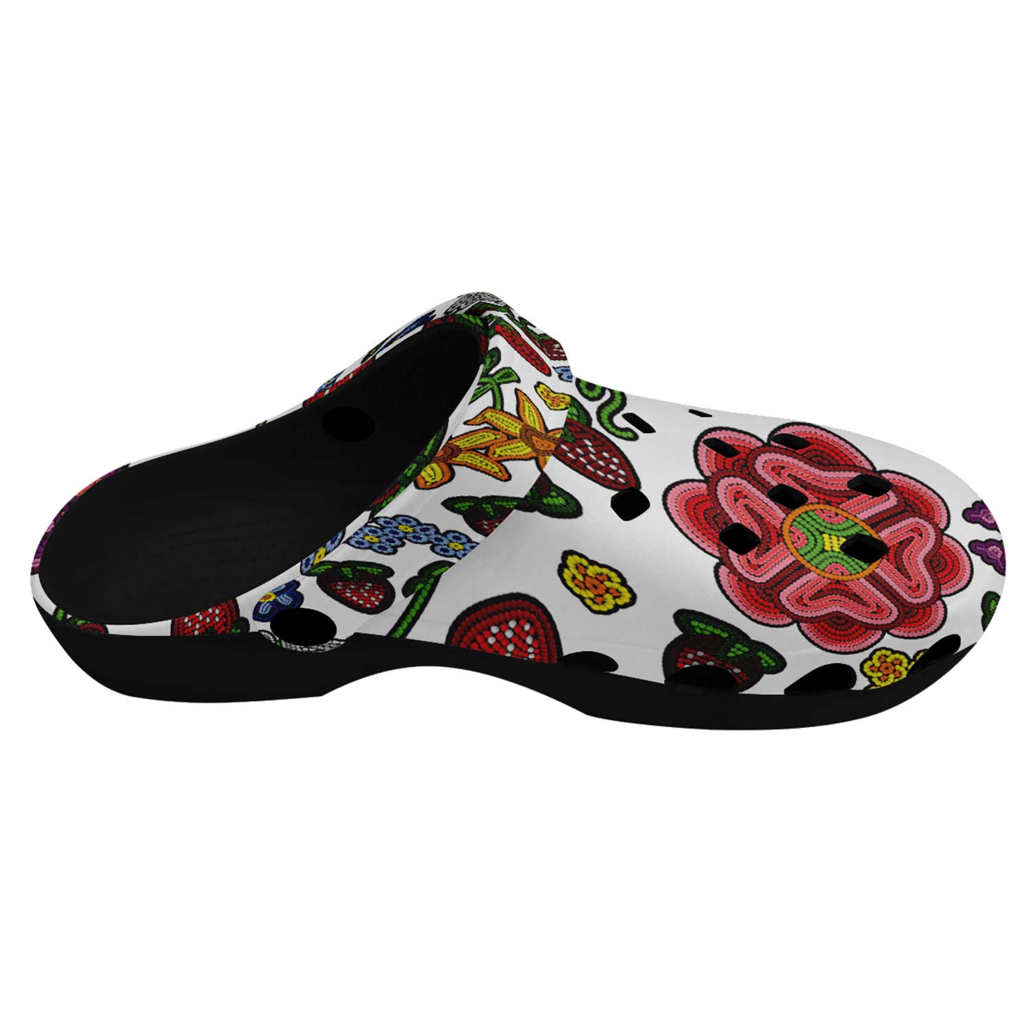 Berry Pop White Muddies Unisex Clog Shoes