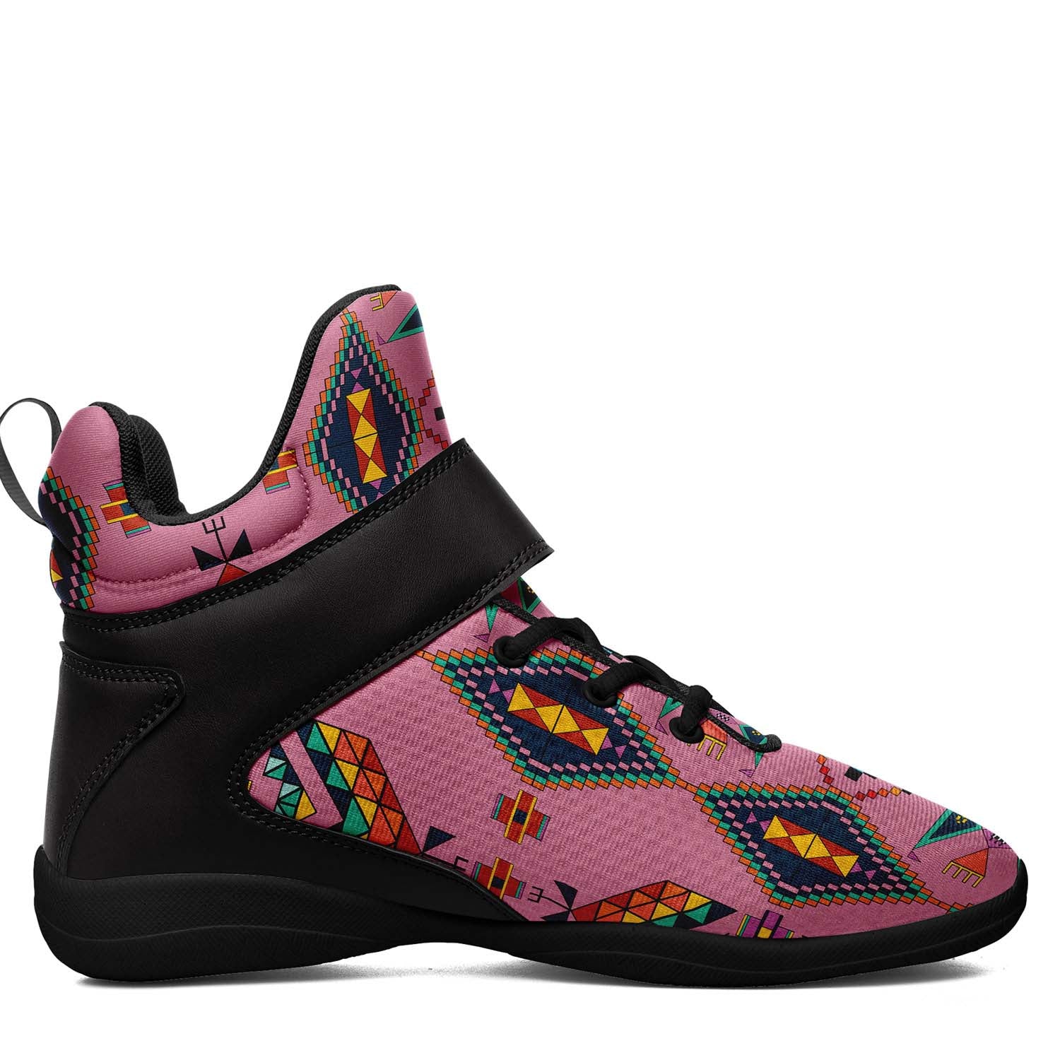Travois Tipi Dusky Sunset Ipottaa Basketball / Sport High Top Shoes - Black Sole