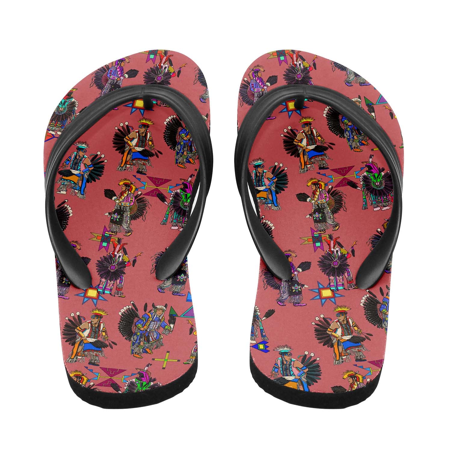 Men's Tradish Dancers Terra Cotta Flip Flops