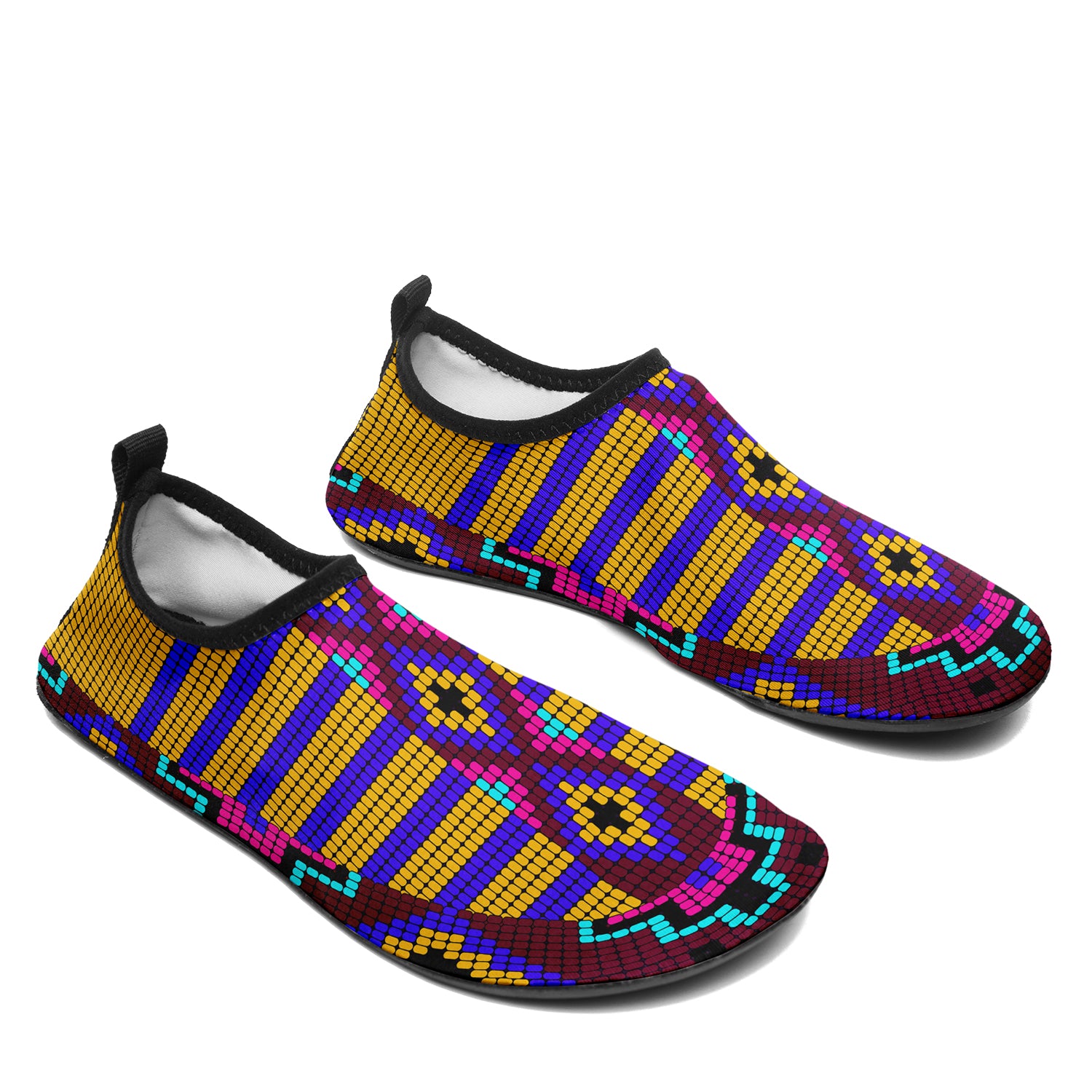 Traditional Powwow 10 Kid's Sockamoccs Slip On Shoes