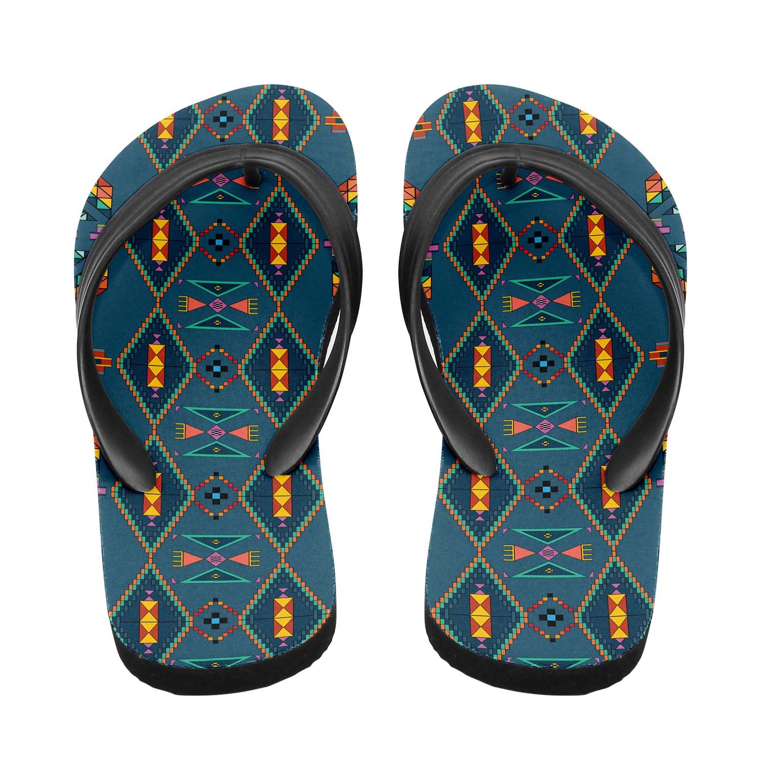 Travois Tipi Deep Lake Flip Flops