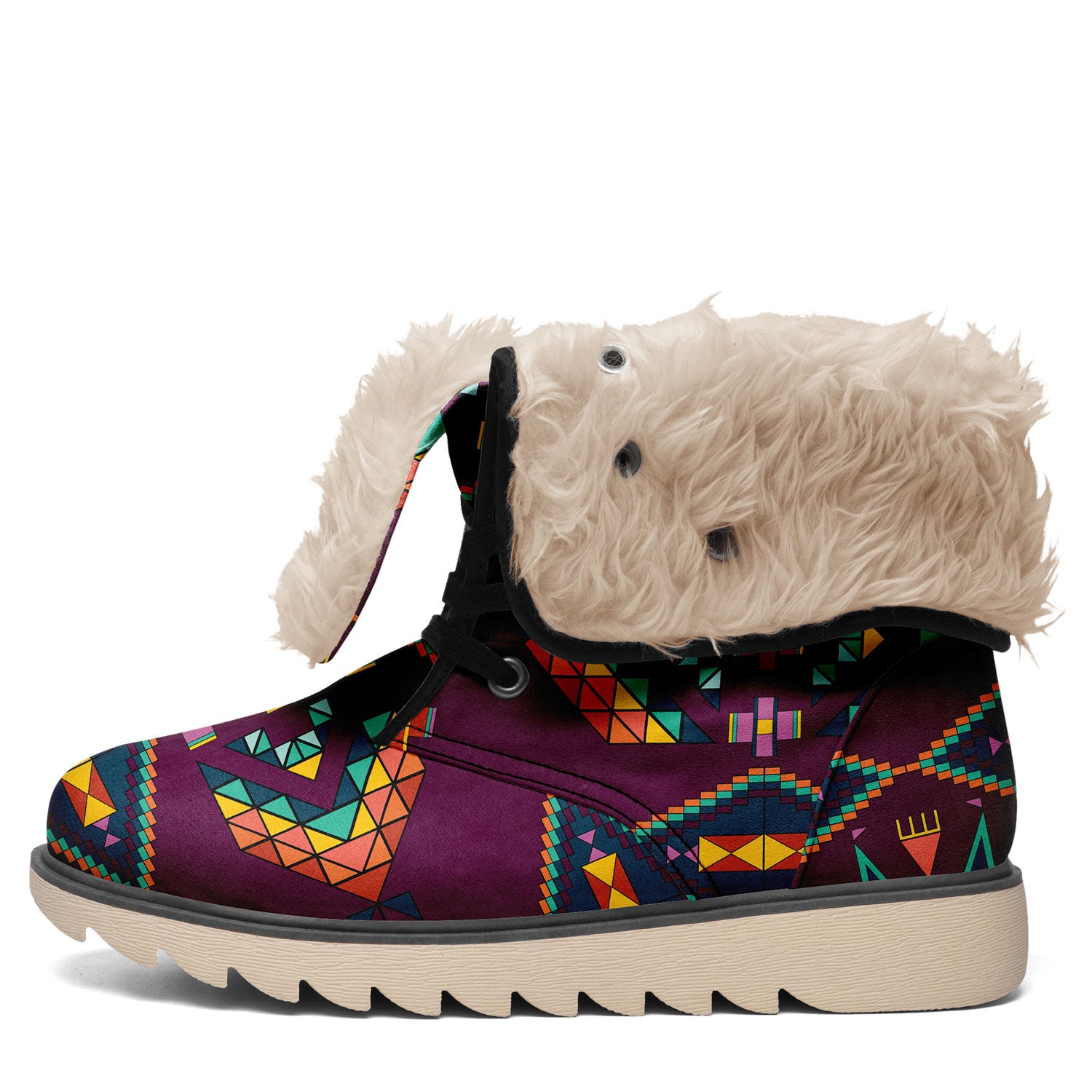 Travois Tipi Berry Polar Winter Boots