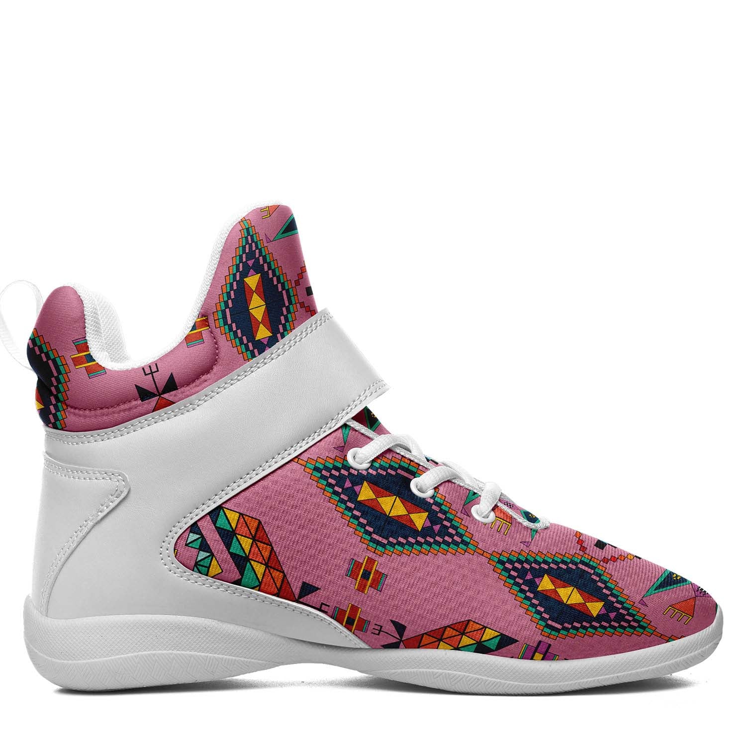 Travois Tipi Dusky Sunset Ipottaa Basketball / Sport High Top Shoes - White Sole