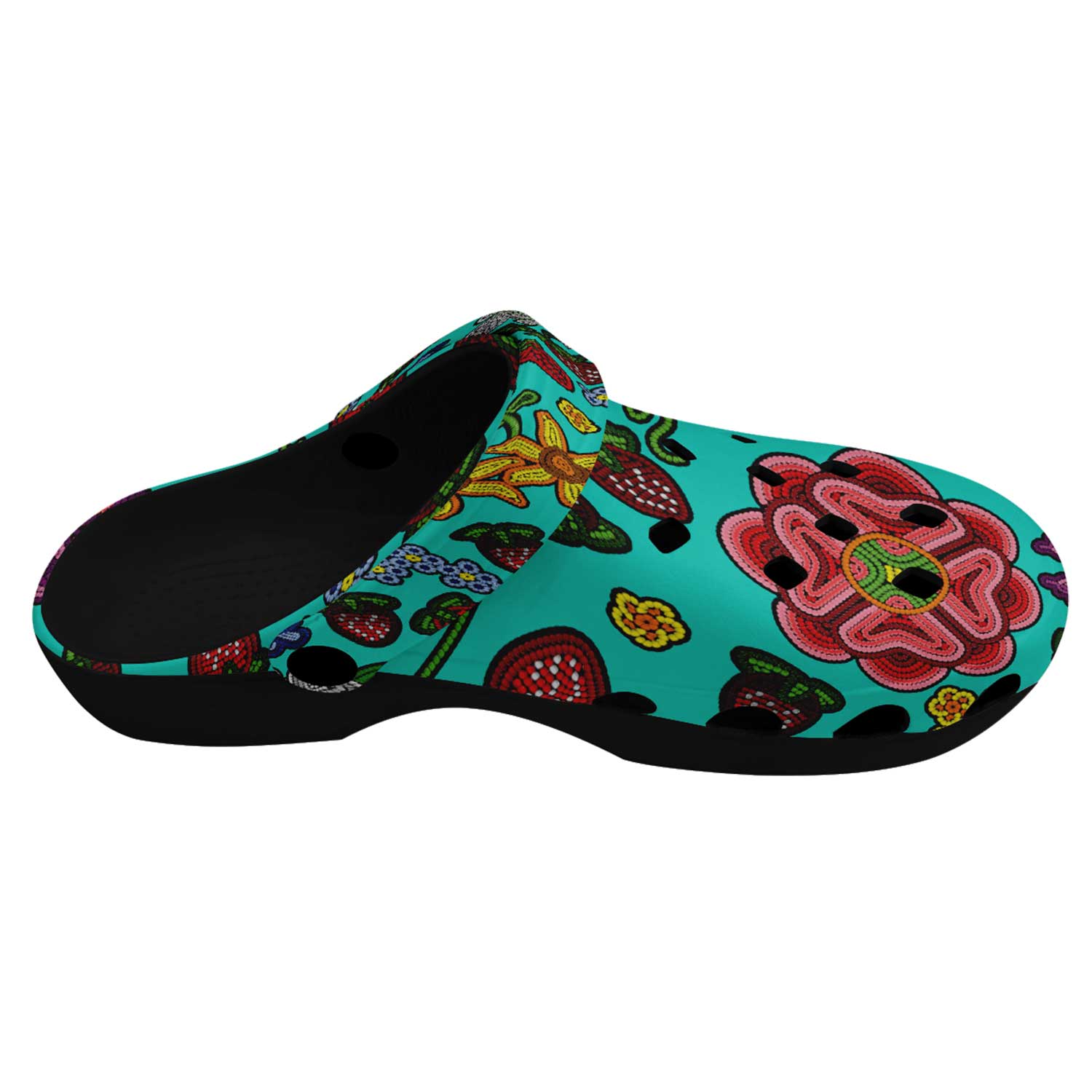 Berry Pop Turquoise Muddies Unisex Clog Shoes