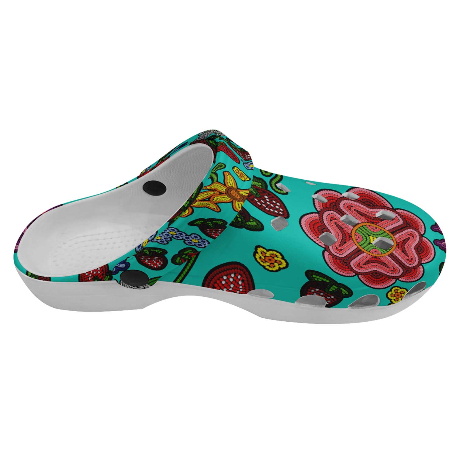 Berry Pop Turquoise Muddies Unisex Clog Shoes