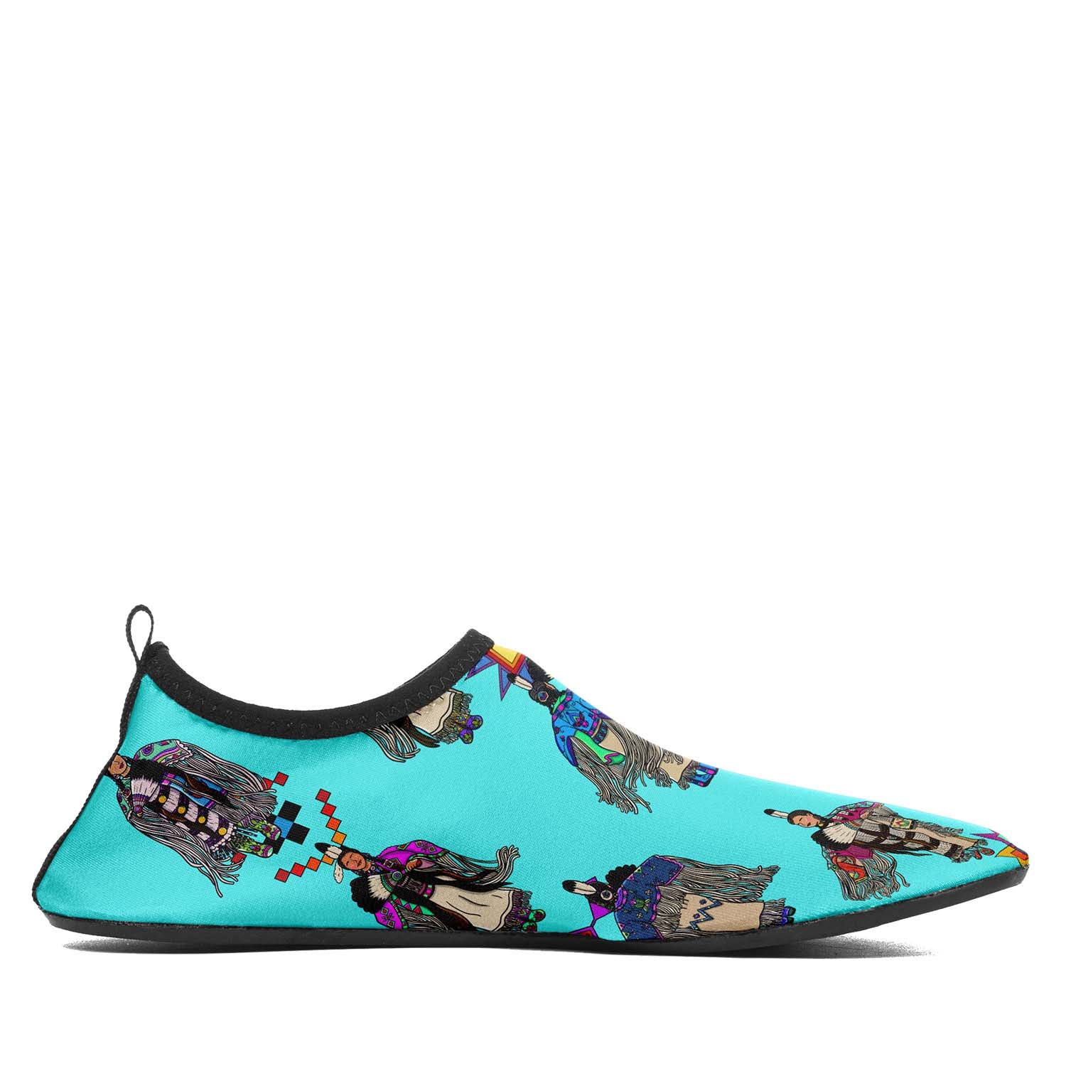 Women's Tradish Dancers Turquoise Sockamoccs
