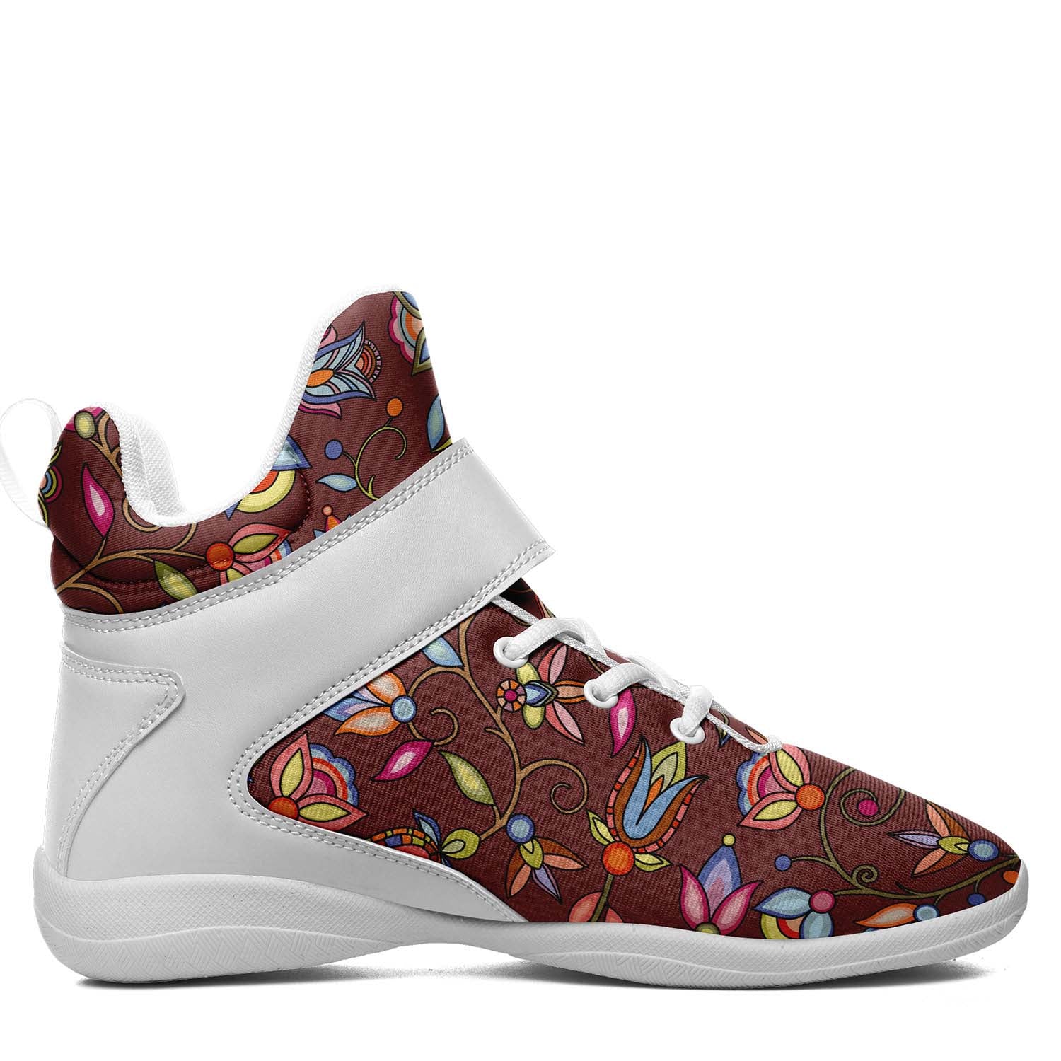 Buffalo Bloom Clay Ipottaa Basketball / Sport High Top Shoes - White Sole
