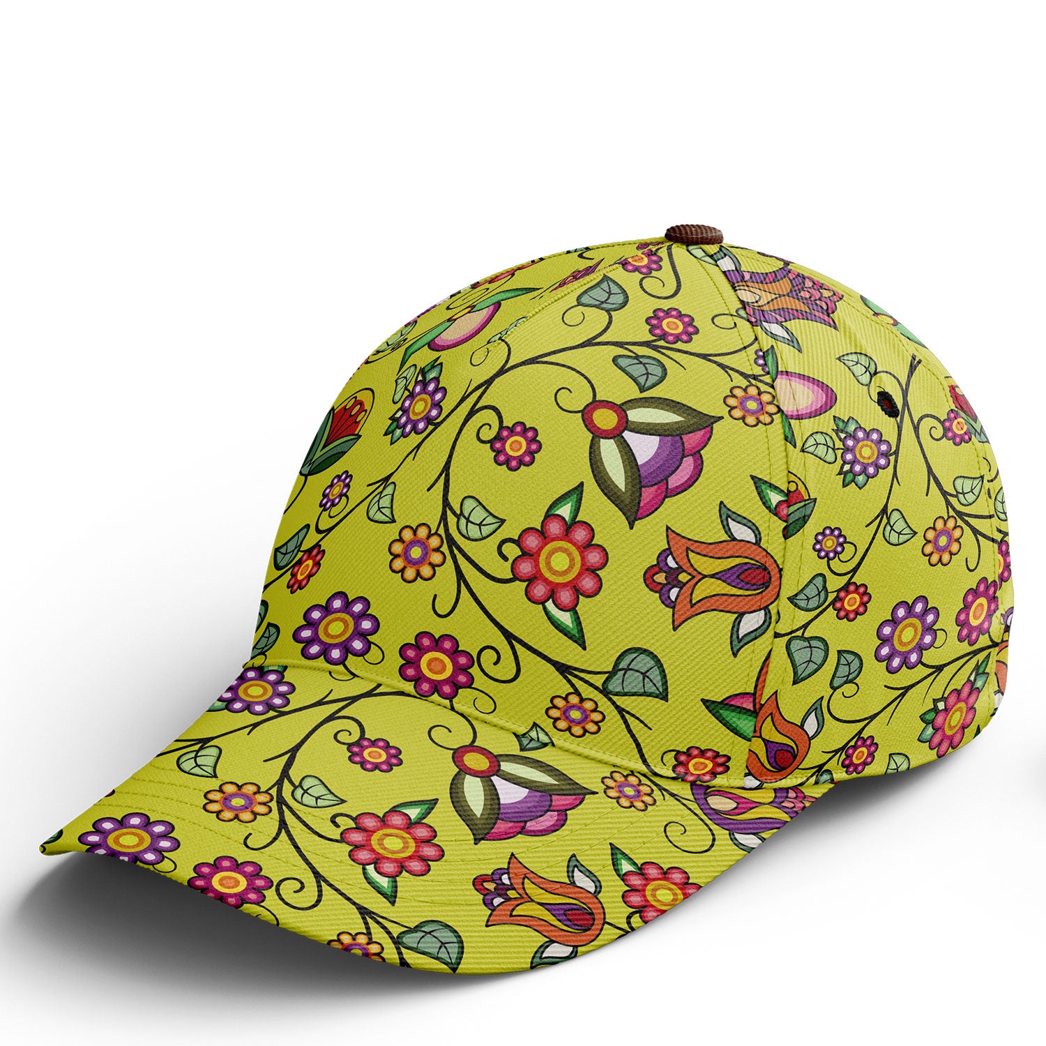 Heartbeat Petals Yellow Snapback Hat