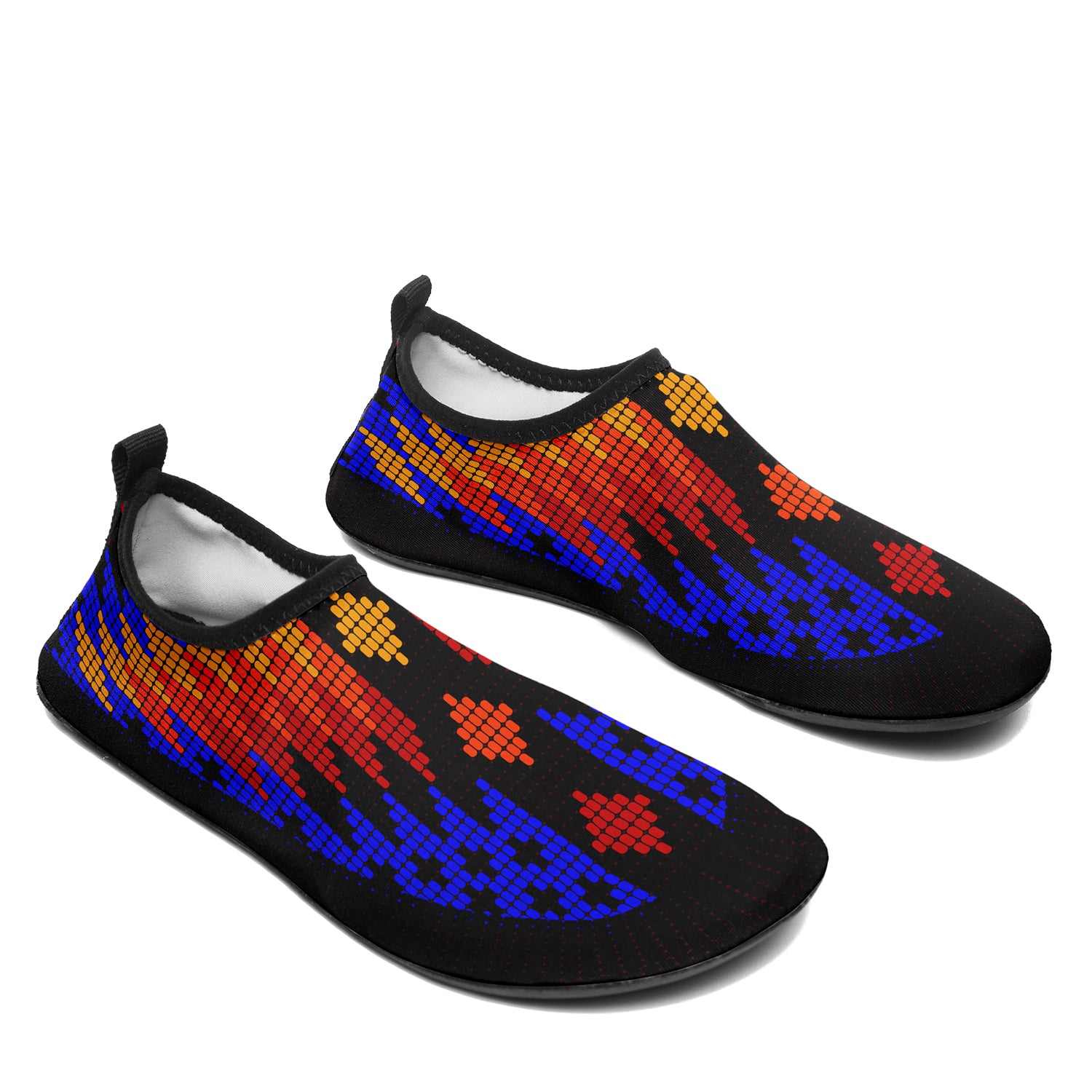 Traditional Powwow 14 Kid's Sockamoccs Slip On Shoes